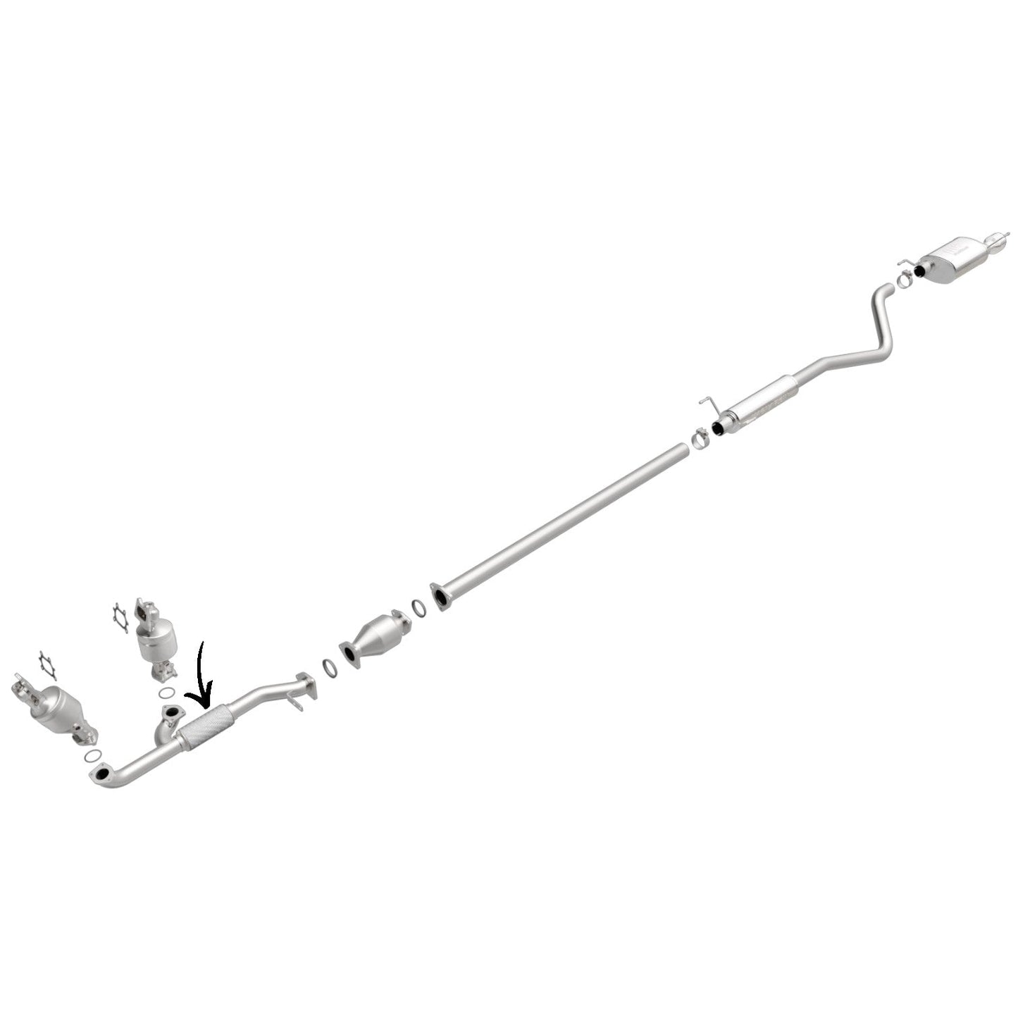 Honda Ridgeline 3.5L (2006-2008) V6 Front Flex Y Pipe