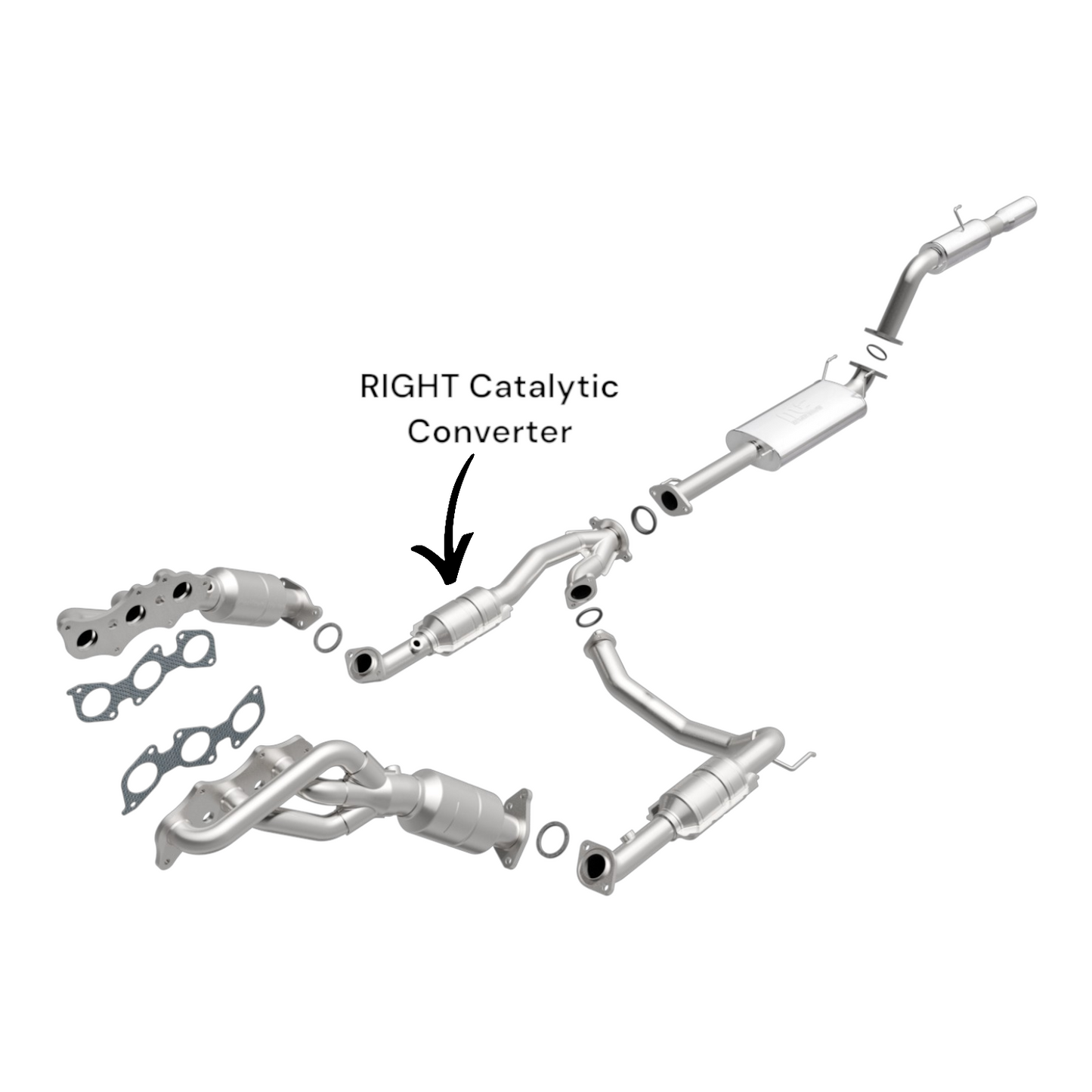 Toyota 4Runner 4.0L (2003-2017) V6 RIGHT Catalytic Converter