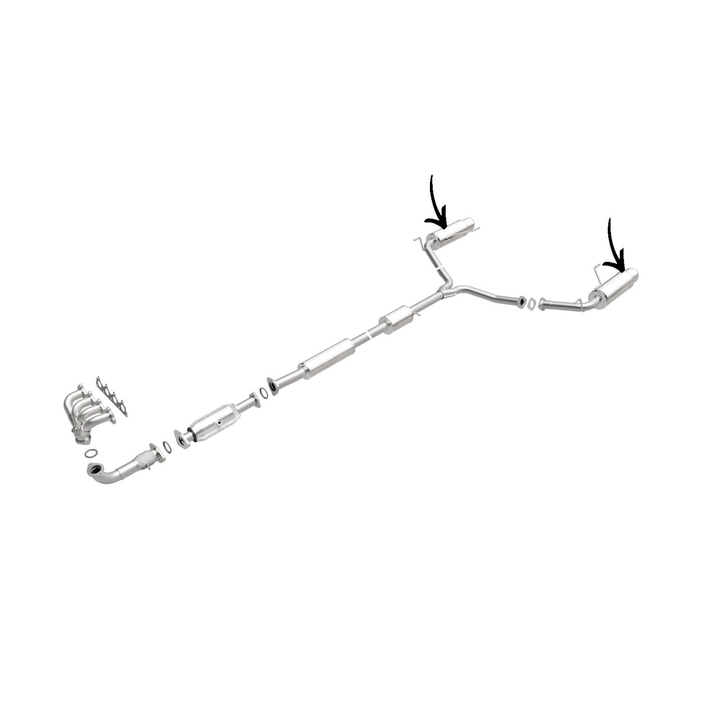 Acura TSX 2.4L 2004-2008 Left & Right Side Muffler