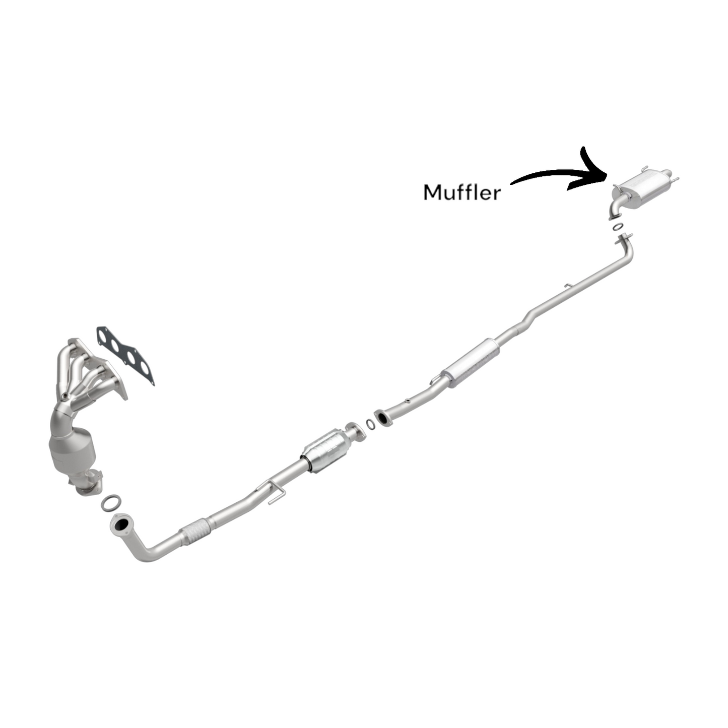 Toyota Camry 2.4L (2007-2009) Muffler