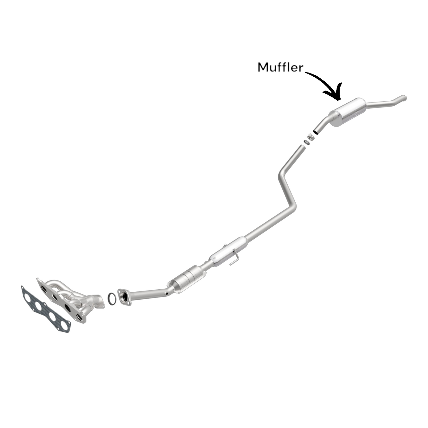 Toyota Echo 1.5L (2004 & 2005) Hatchback V4 Rear Muffler