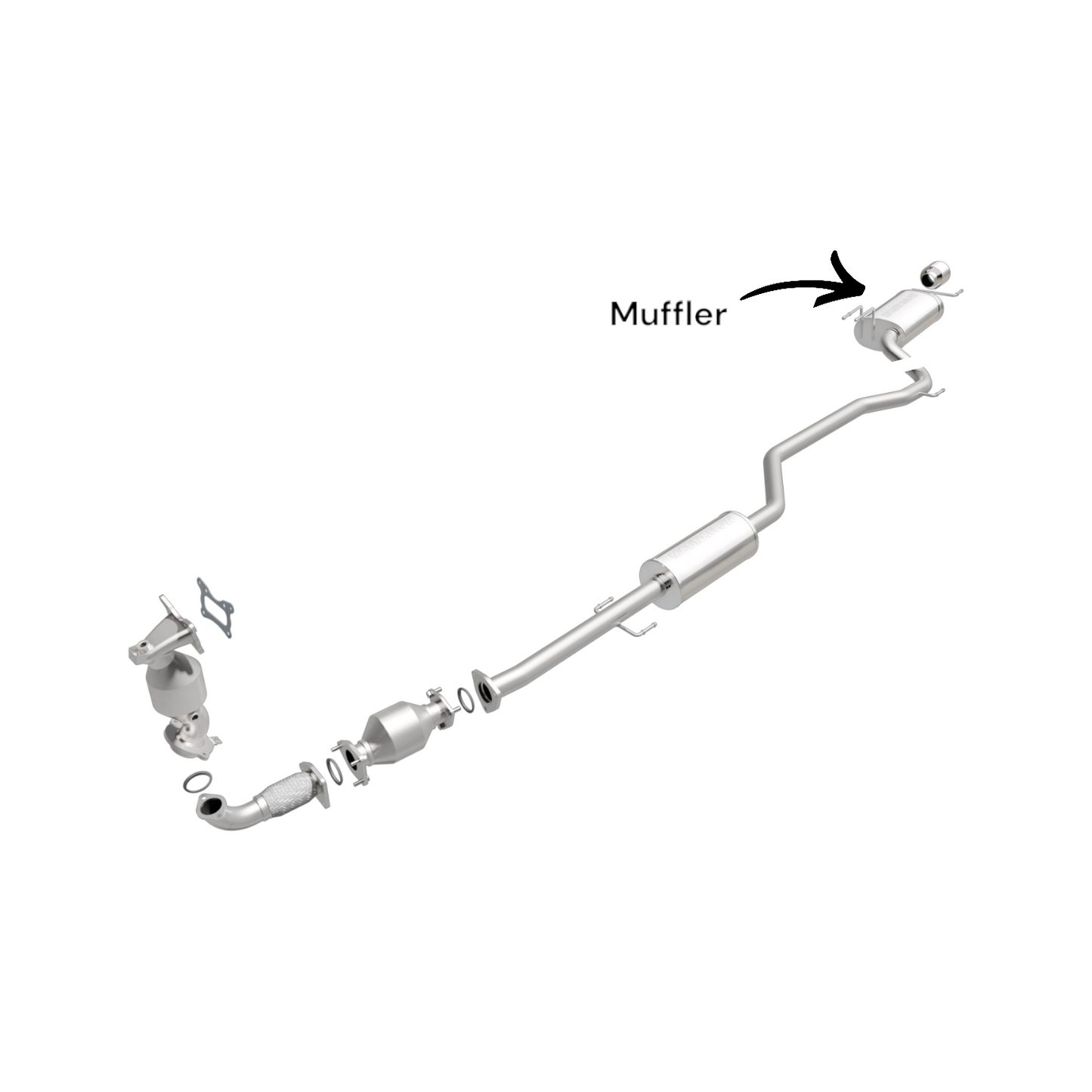 Honda Accord 2.4L (2008-2012) V4 Sedan Muffler