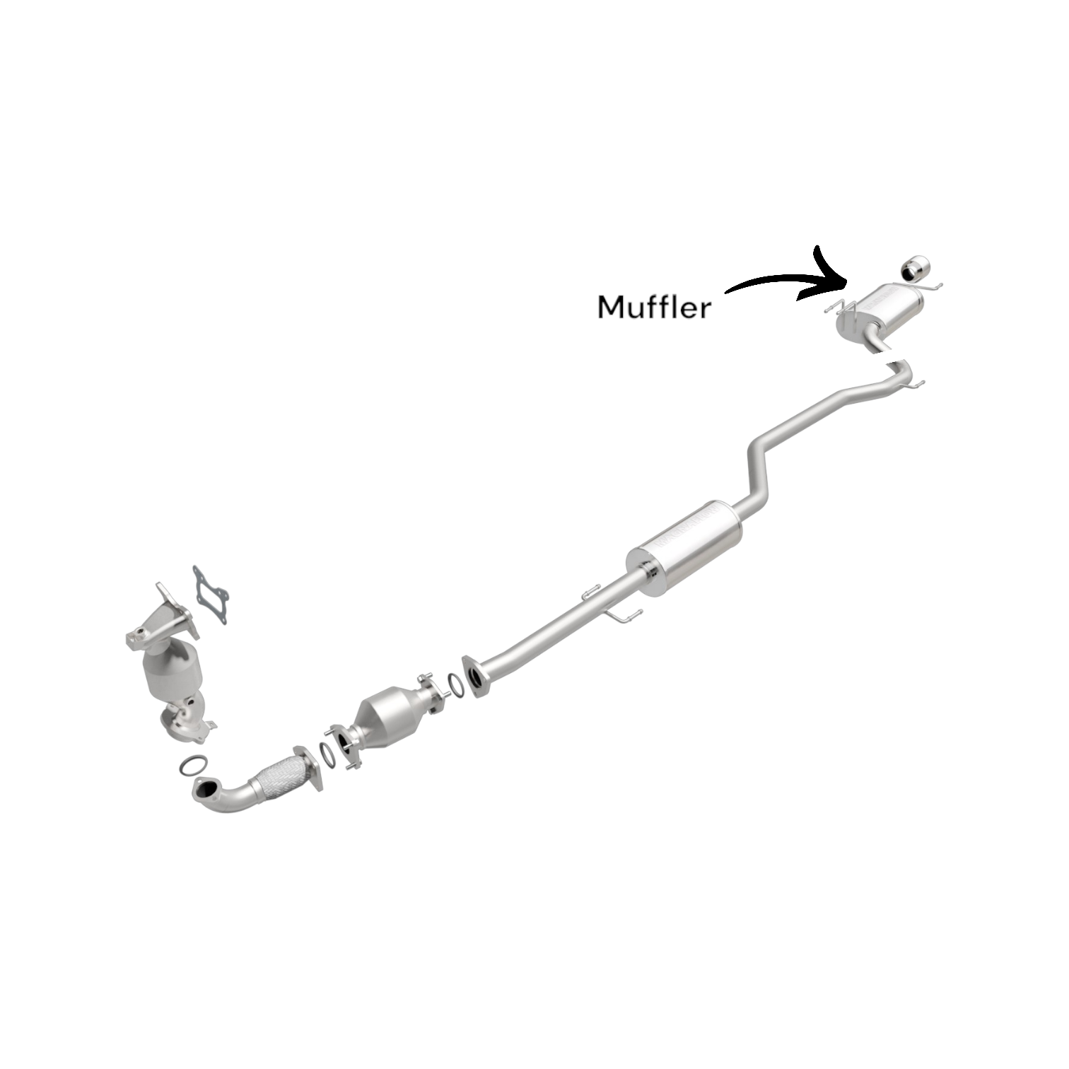 Honda Accord 2.4L (2008-2012) V4 Sedan Muffler