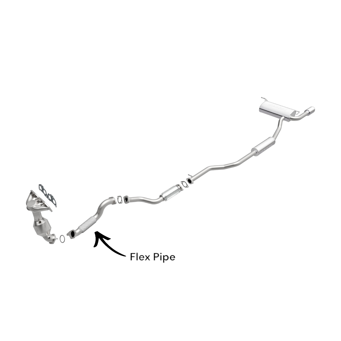 53826 - Nissan Rogue 2.5L (2008-2013) Flex Pipe