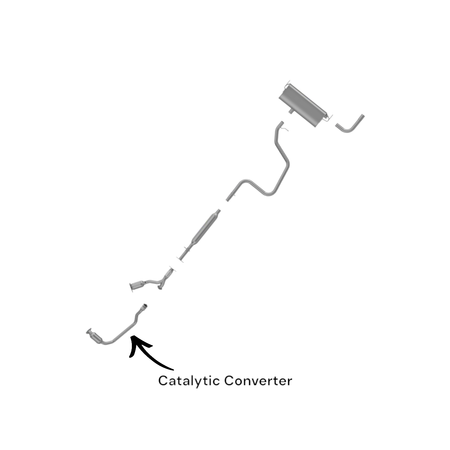 Pontiac G6 3.5L (2005, 2006) Catalytic Converter