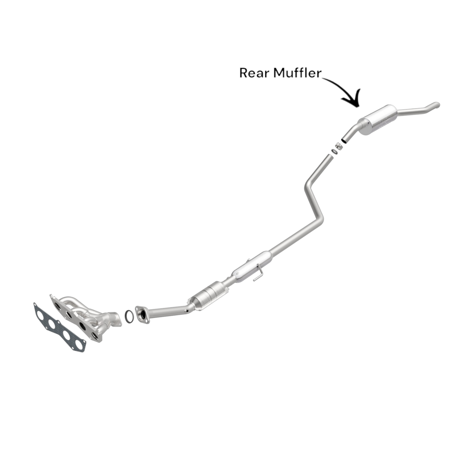 Toyota Echo Sedan (2000-2005) & Toyota Echo coupe 1.5L (2000-2003) Rear Muffler