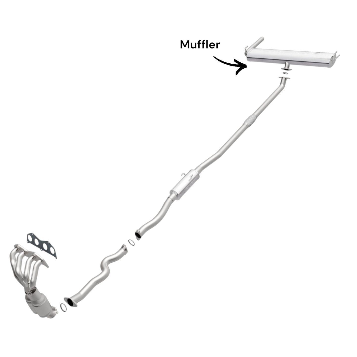 Toyota Rav4 2.4L (2004-2005) Muffler