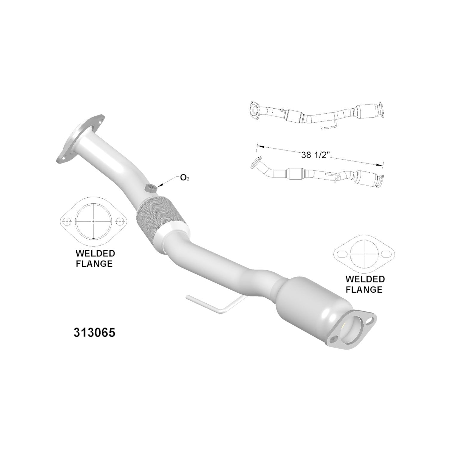 Nissan Altima 2.5L (2002-2006) Catalytic Converter