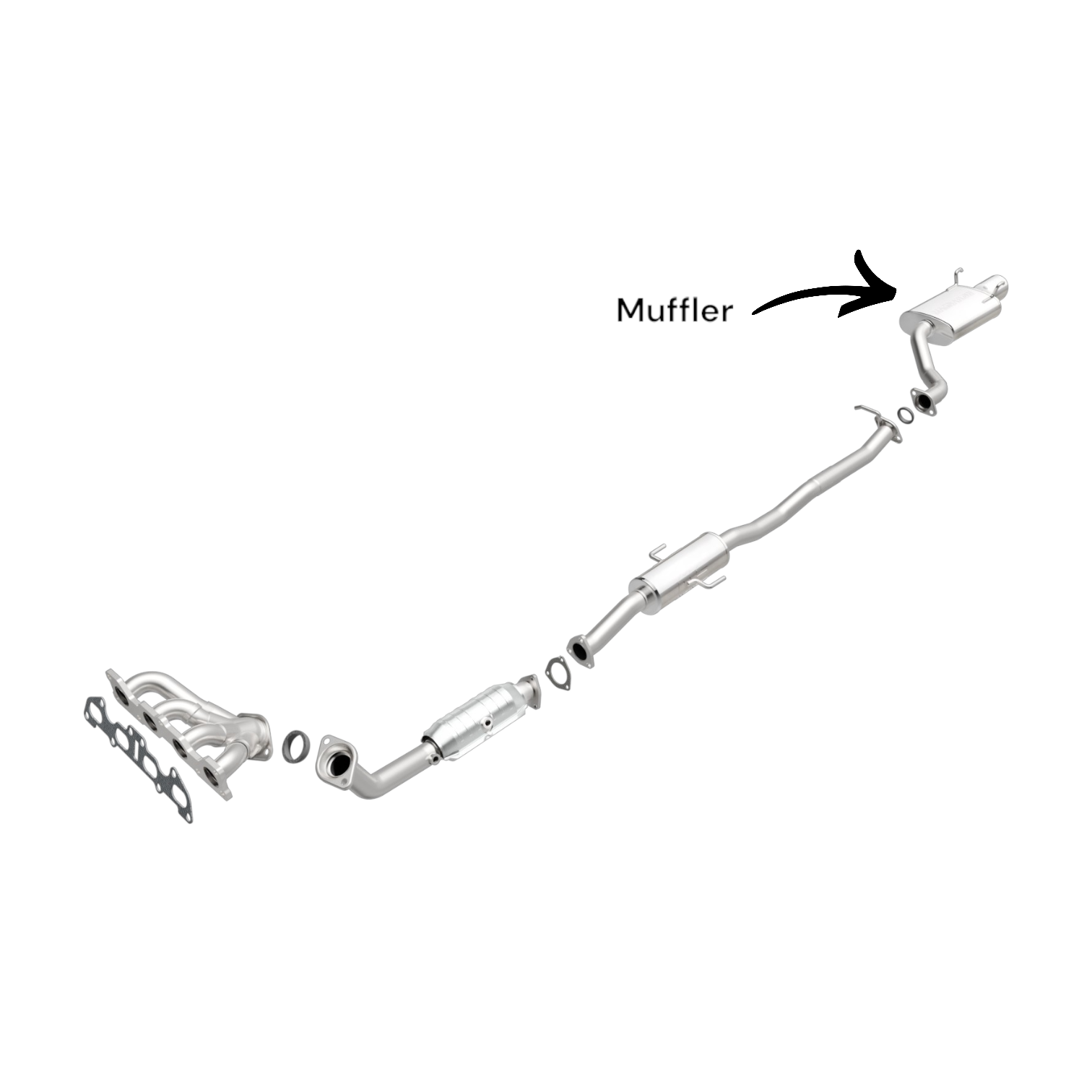 Honda CR-V 2.4L (2002-2006) Muffler