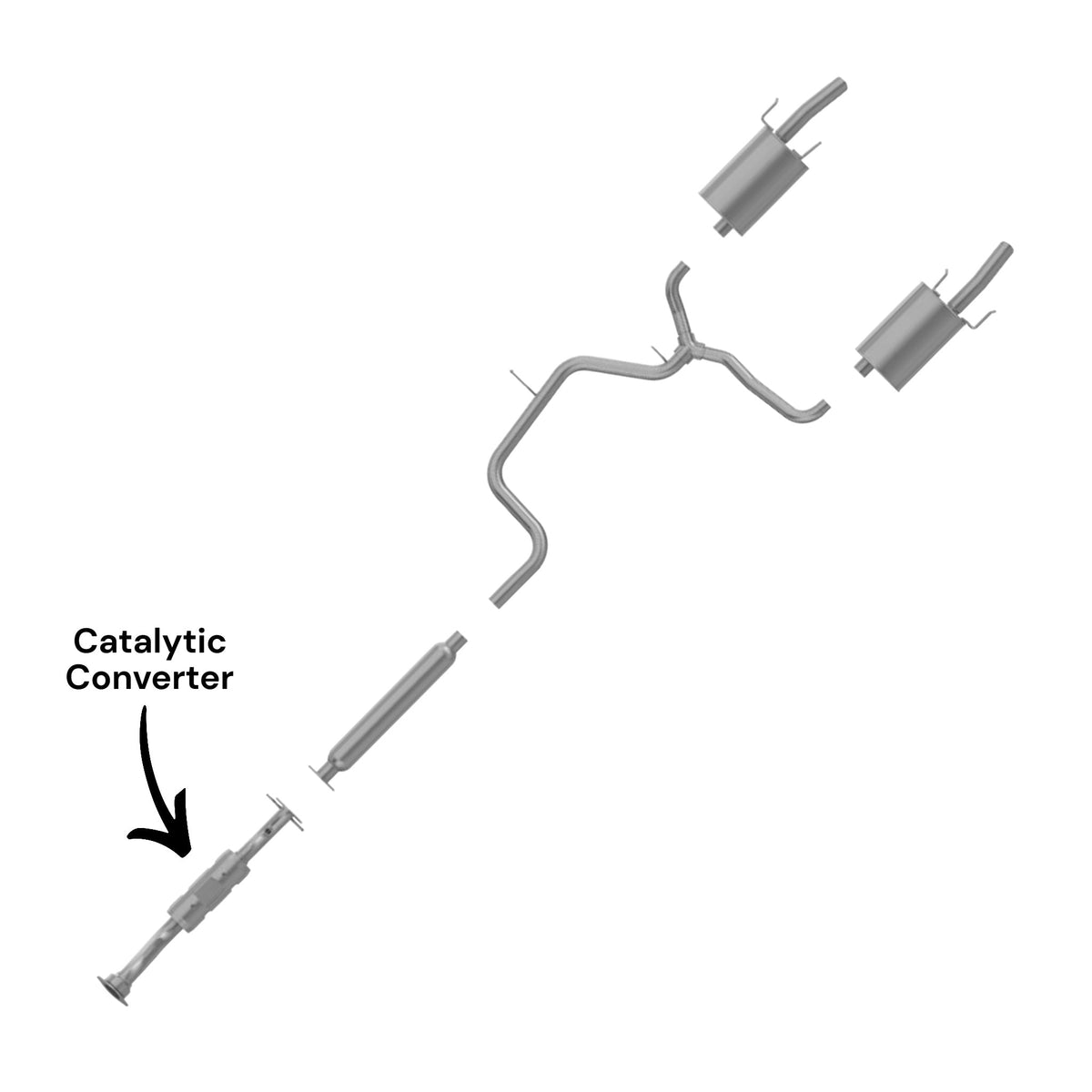 Chevrolet Monte Carlo 3.8L (2004, 2005) (Supercharged) Catalytic Converter