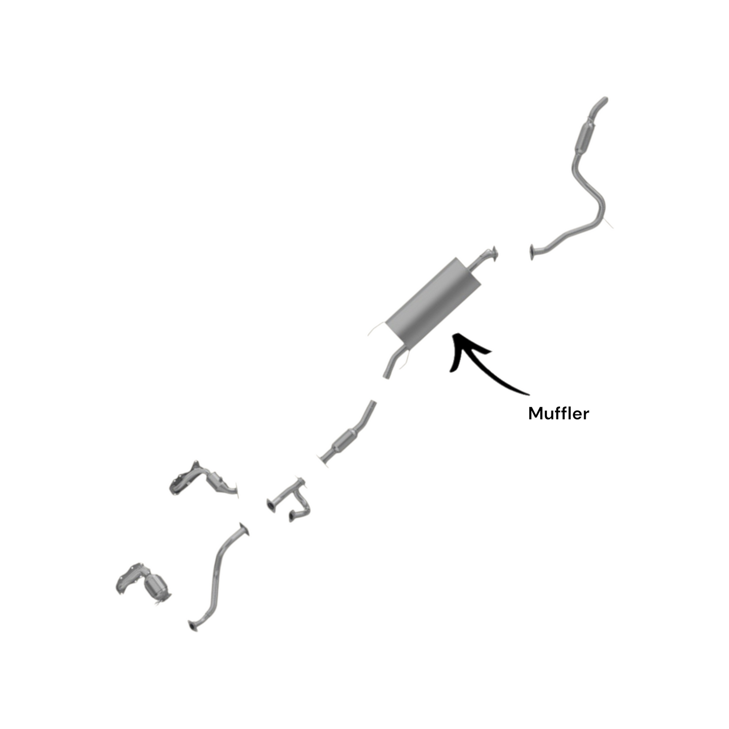 Toyota RAV4 3.5L (2006-2012) Muffler