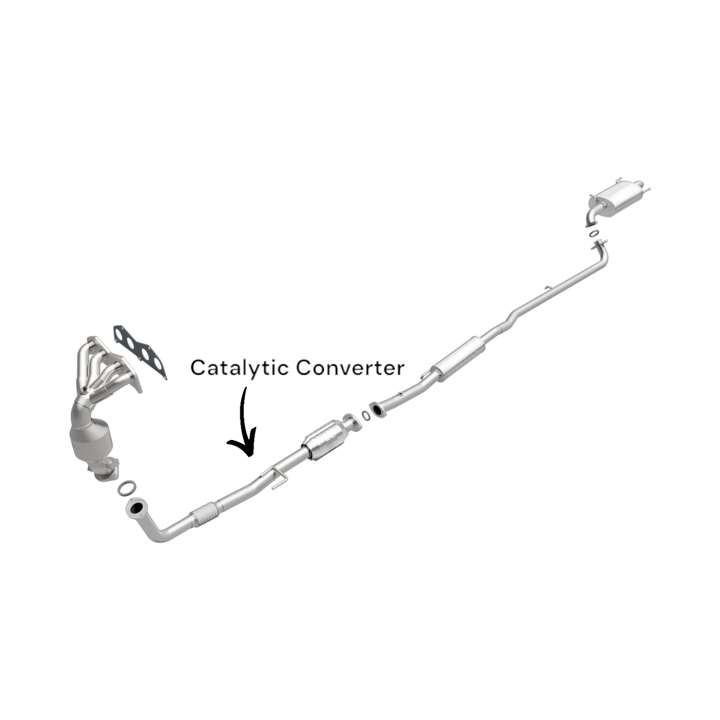 Toyota Camry 2.4L (2007-2011) & Toyota Solara 2.4L (2006-2008) Catalytic Converter