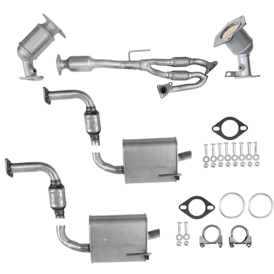 Nissan Maxima 3.5L 2009-2014 Converters, Flex Pipe with Cat, Muffler with Cat