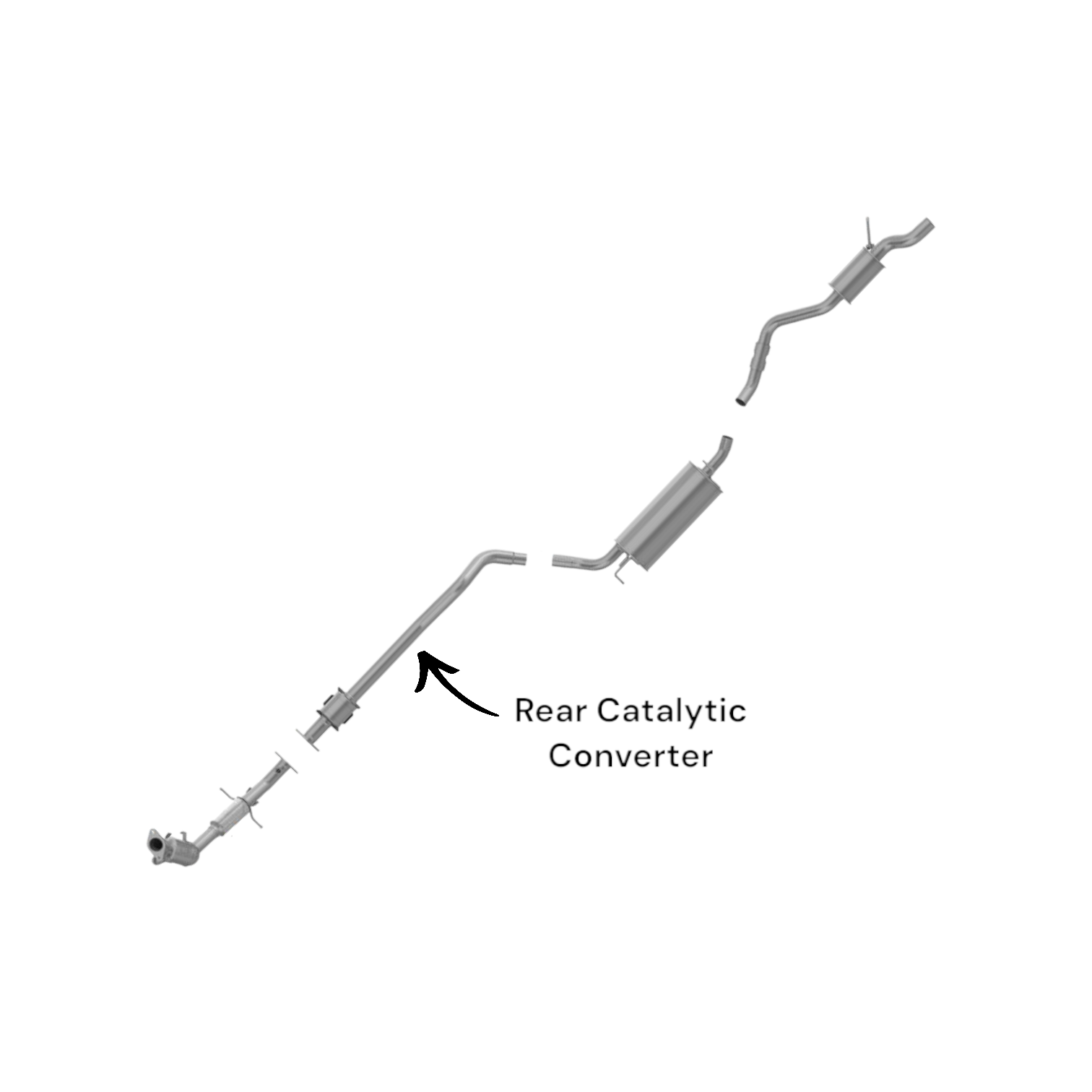 Ford Transit Connect 2.0L (2010-2013) Direct Fit Rear Catalytic Converter