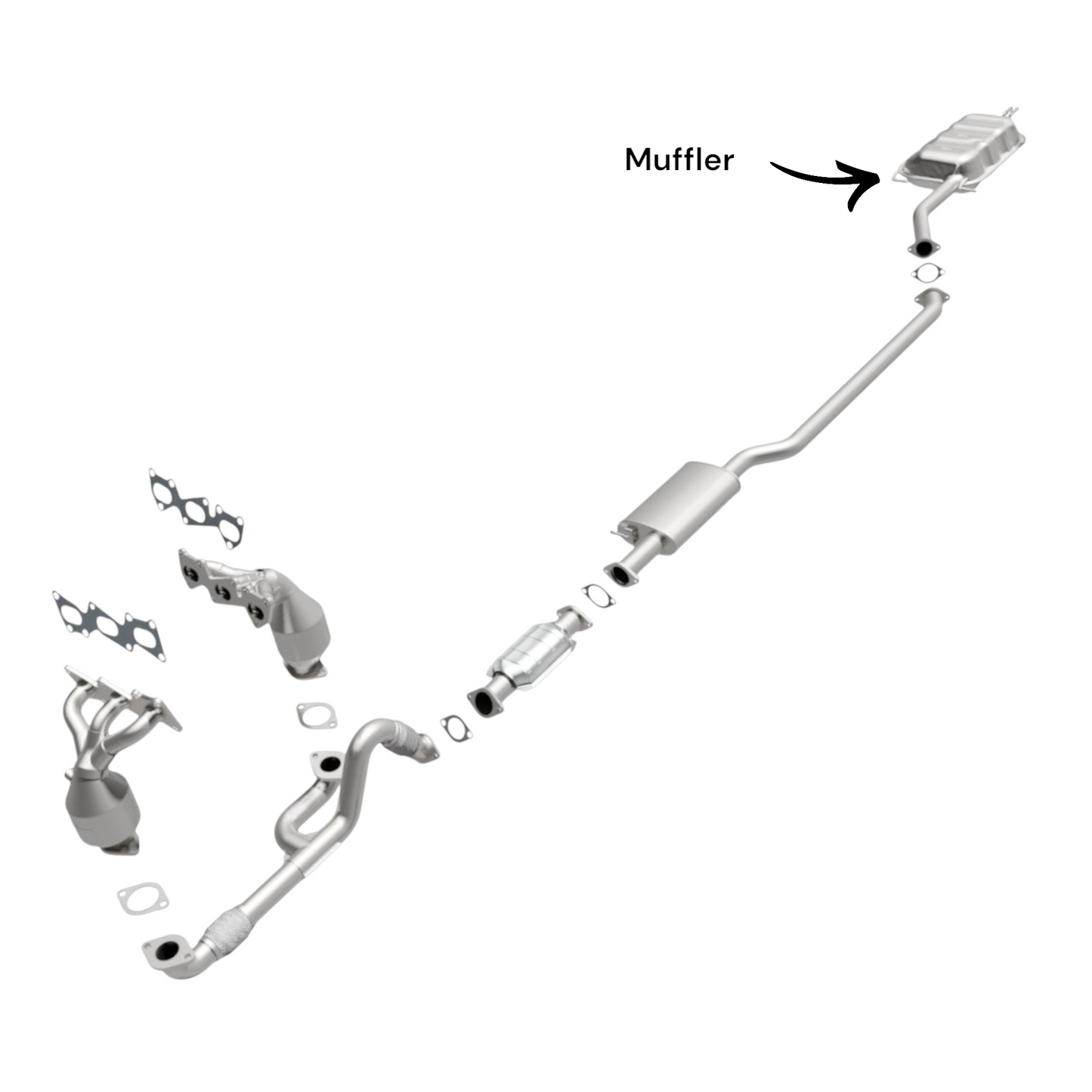 Kia Sorento 3.5L (2011-2013) Muffler