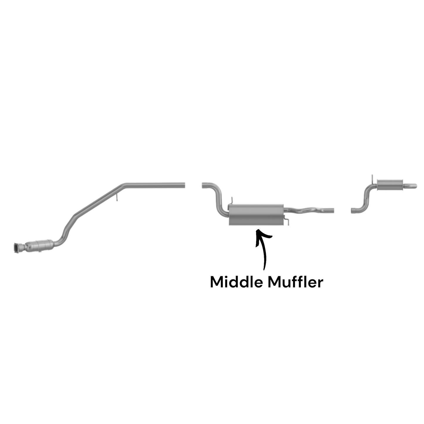 Chrysler Town & Country 3.8L (2008-2010) Middle Muffler