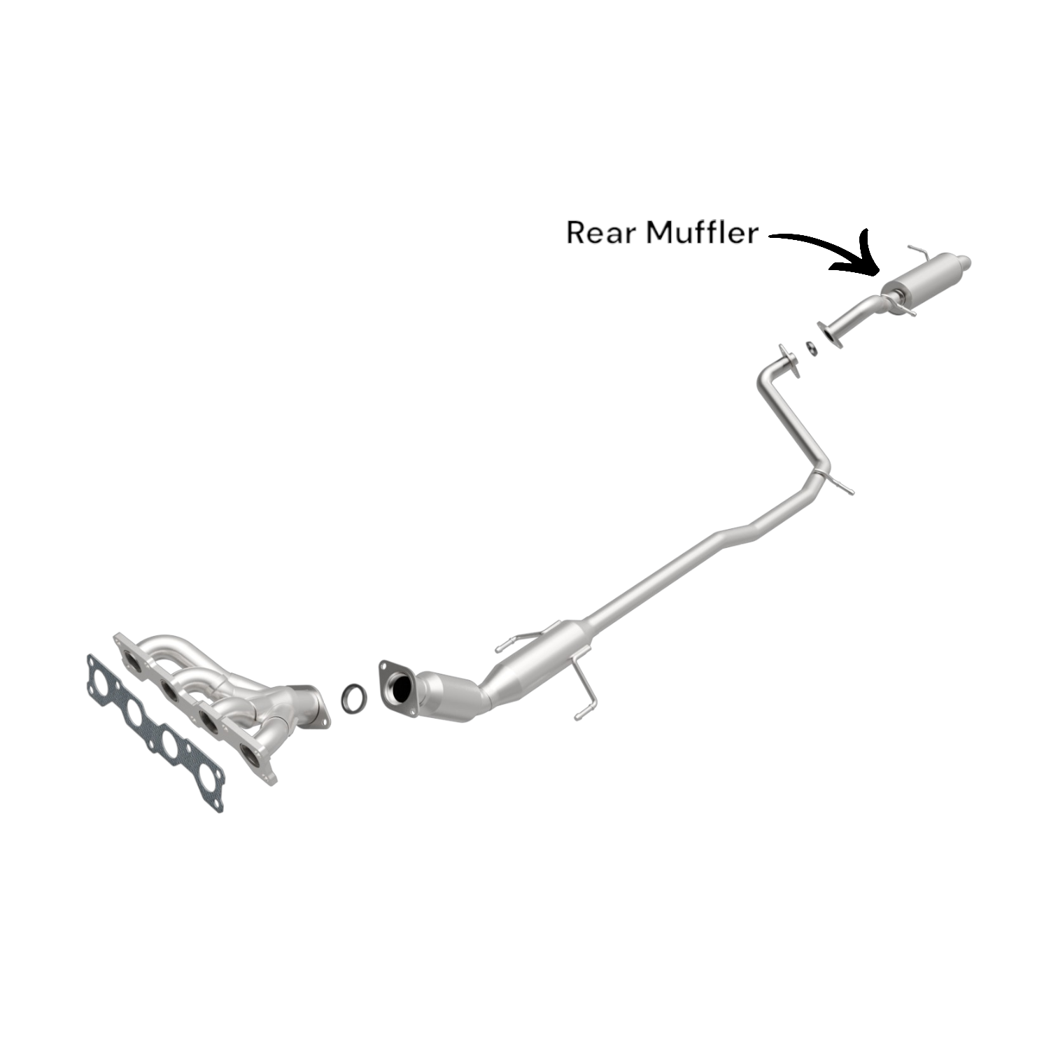 55688 - Toyota Prius V 1.8L (2012-2017) Rear Muffler