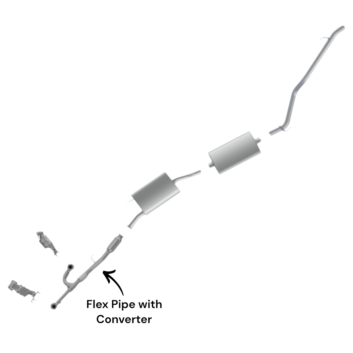 Acura MDX 3.5L (2014-2020) Flex with Converter