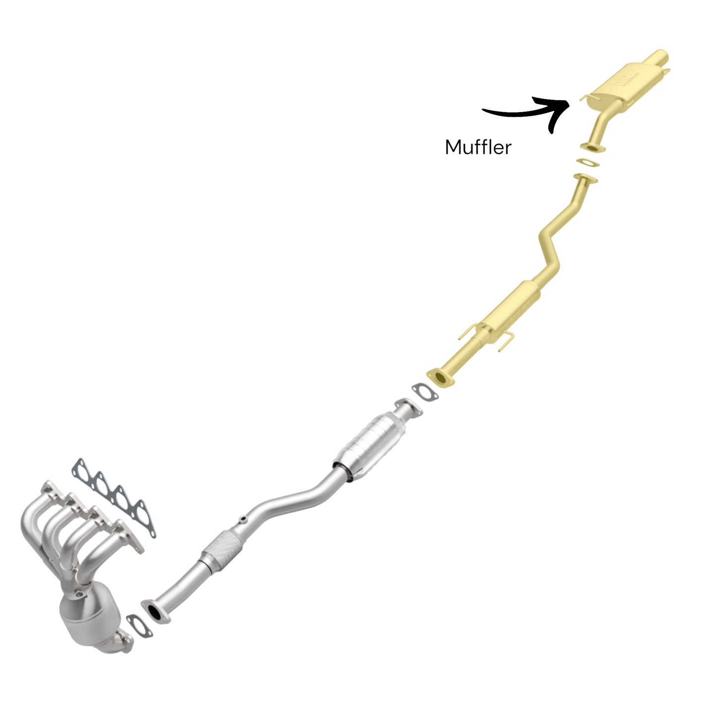 Hyundai Elantra 2.0L (2001-2006) Muffler