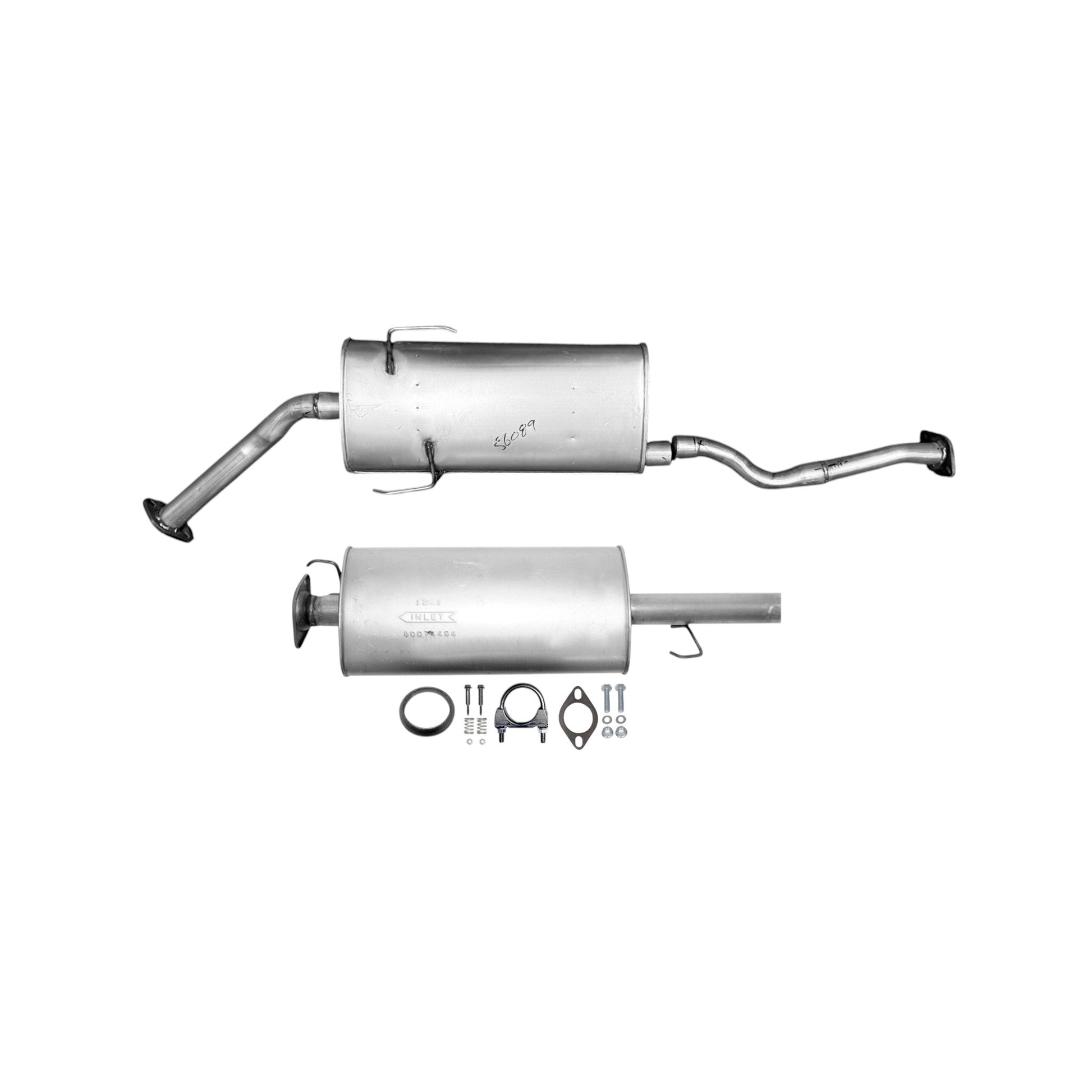 Toyota Sienna 3.0L 2001-2003 Middle and Rear Muffler