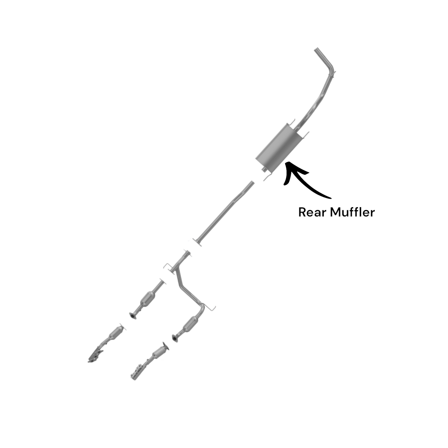 Toyota Tacoma 4.0L (2005-2012) V6 Rear Muffler