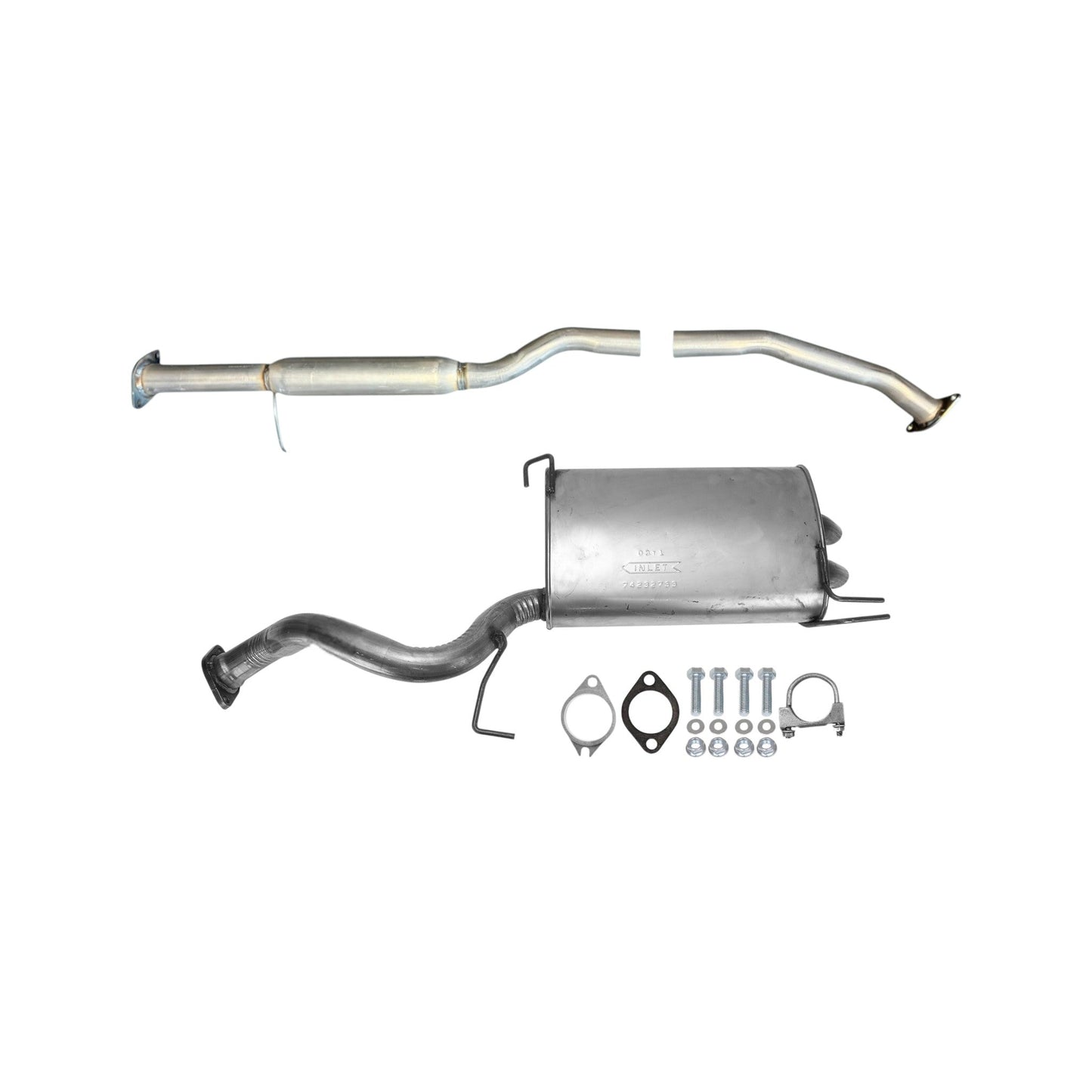 Hyundai Santa Fe 3.5L (2010-2012) Resonator and Muffler