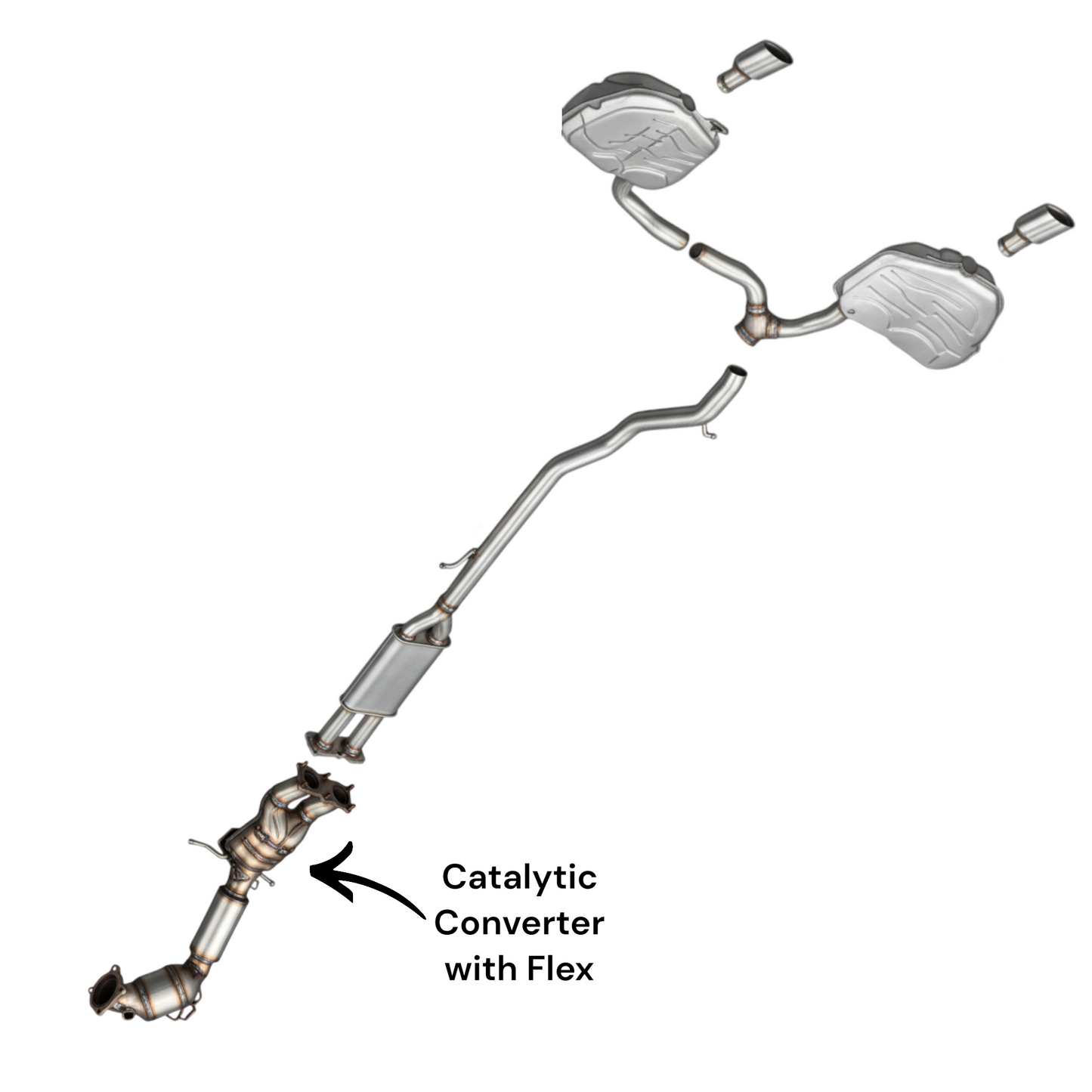 Volvo S80 3.0L (2009-2015) (Turbo) (AWD) Converter with Flex