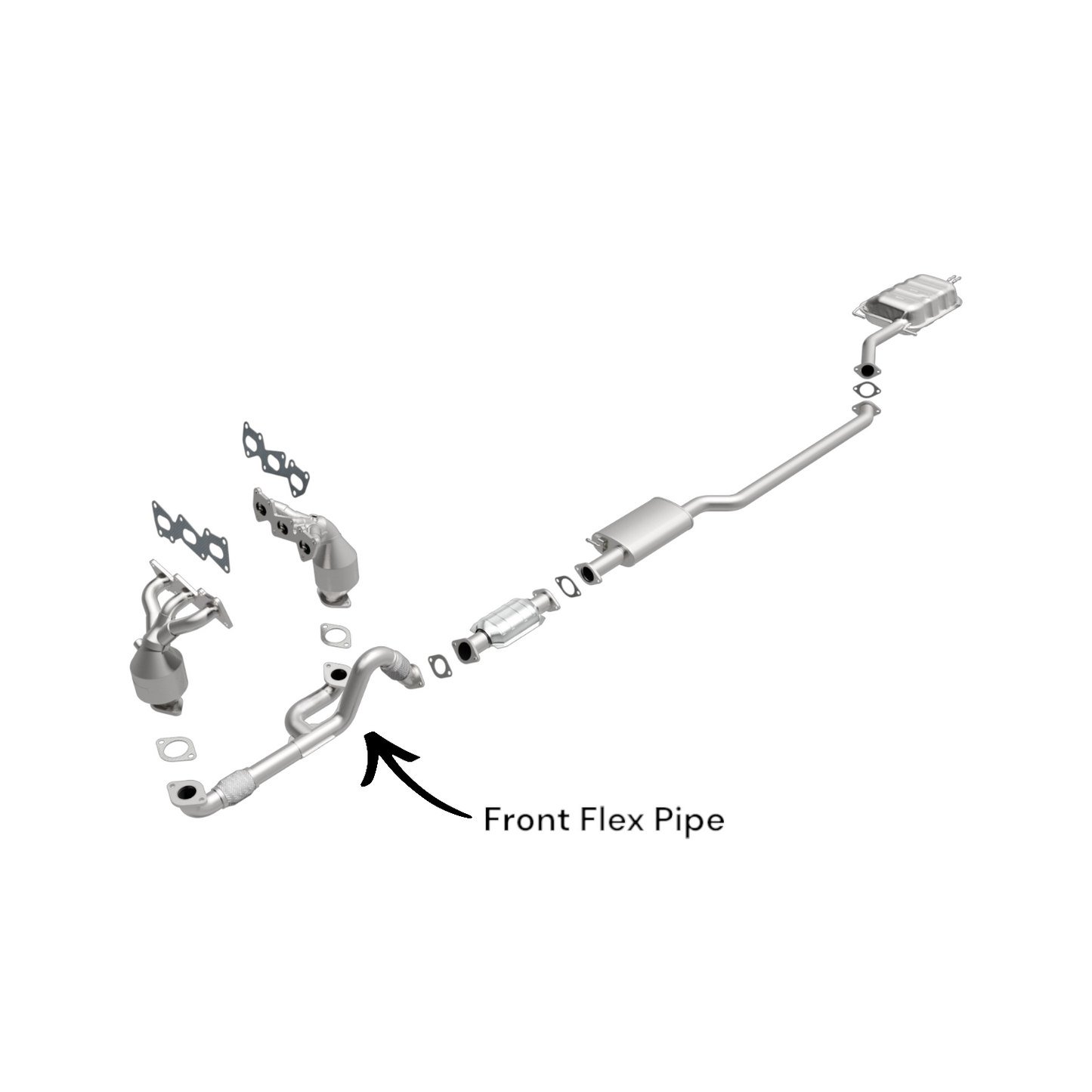 Hyundai Santa Fe 3.5L (2010-2012) Front Flex Pipe