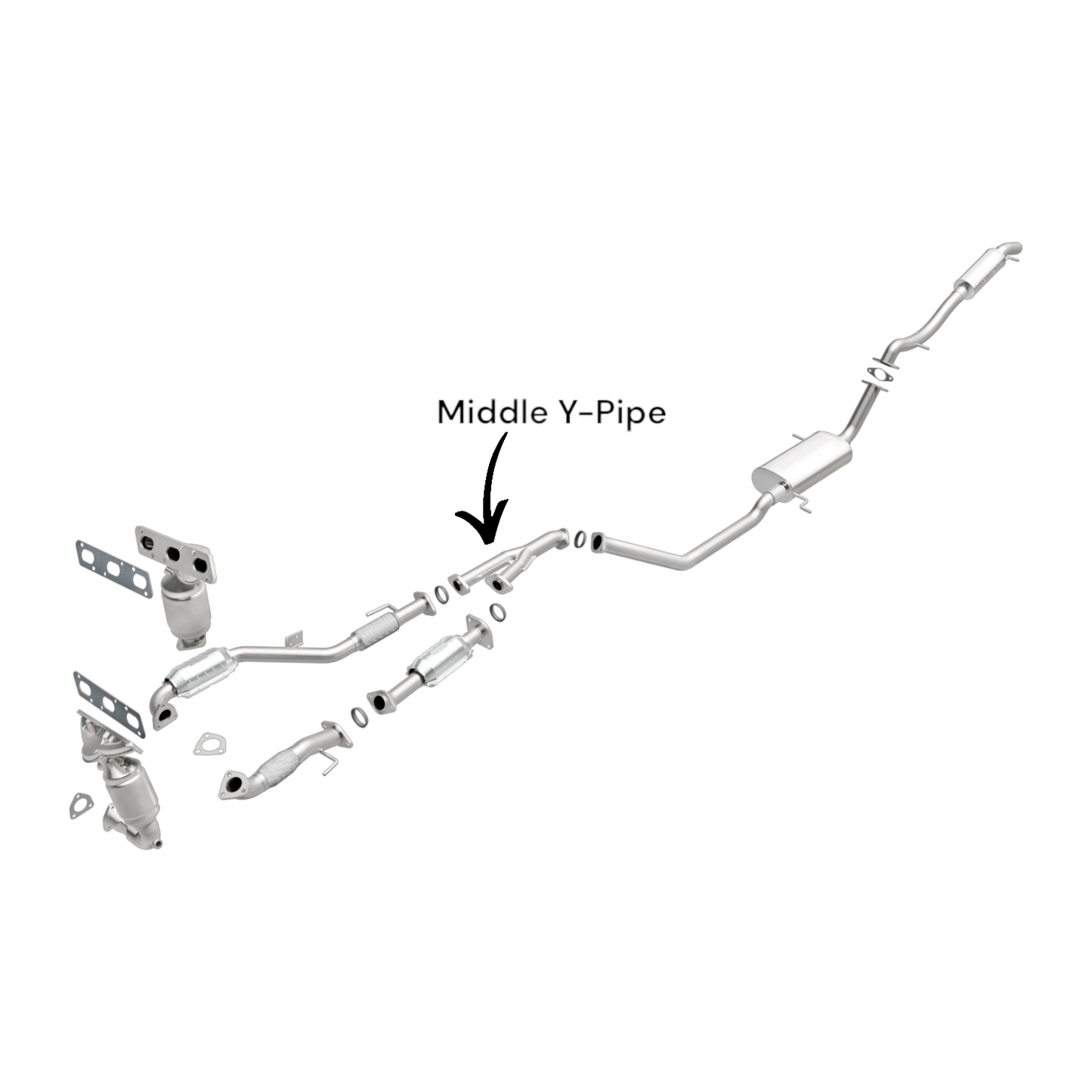 Mazda MPV 3.0L (2002-2006) V6 Middle Y-Pipe