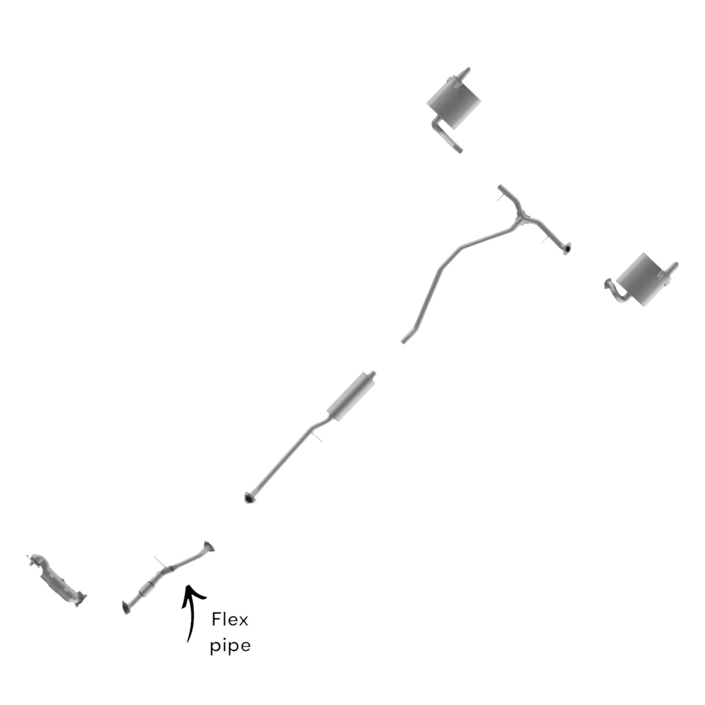 Honda Civic 1.5L (2016-2019) (Turbocharged) Flex Pipe