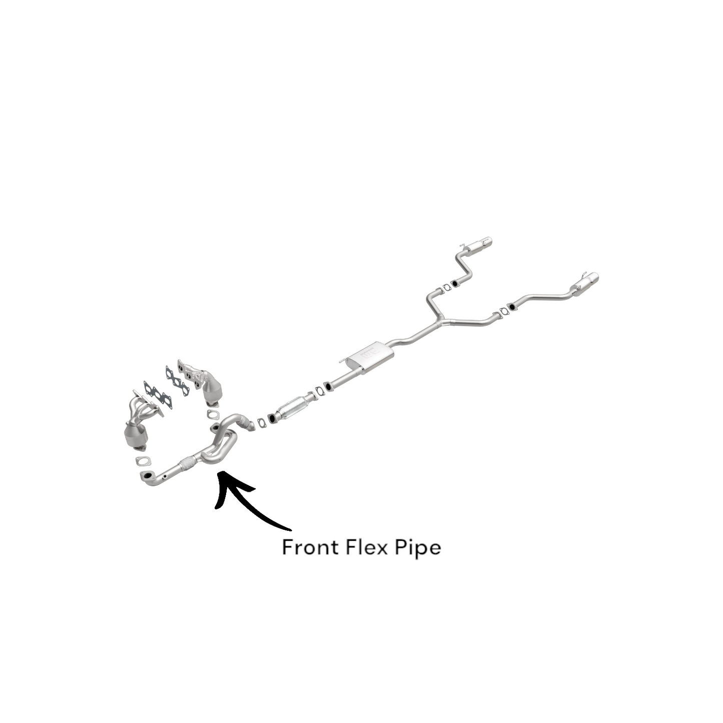 Hyundai Veracruz 3.8L (2007-2012) Front Flex Pipe