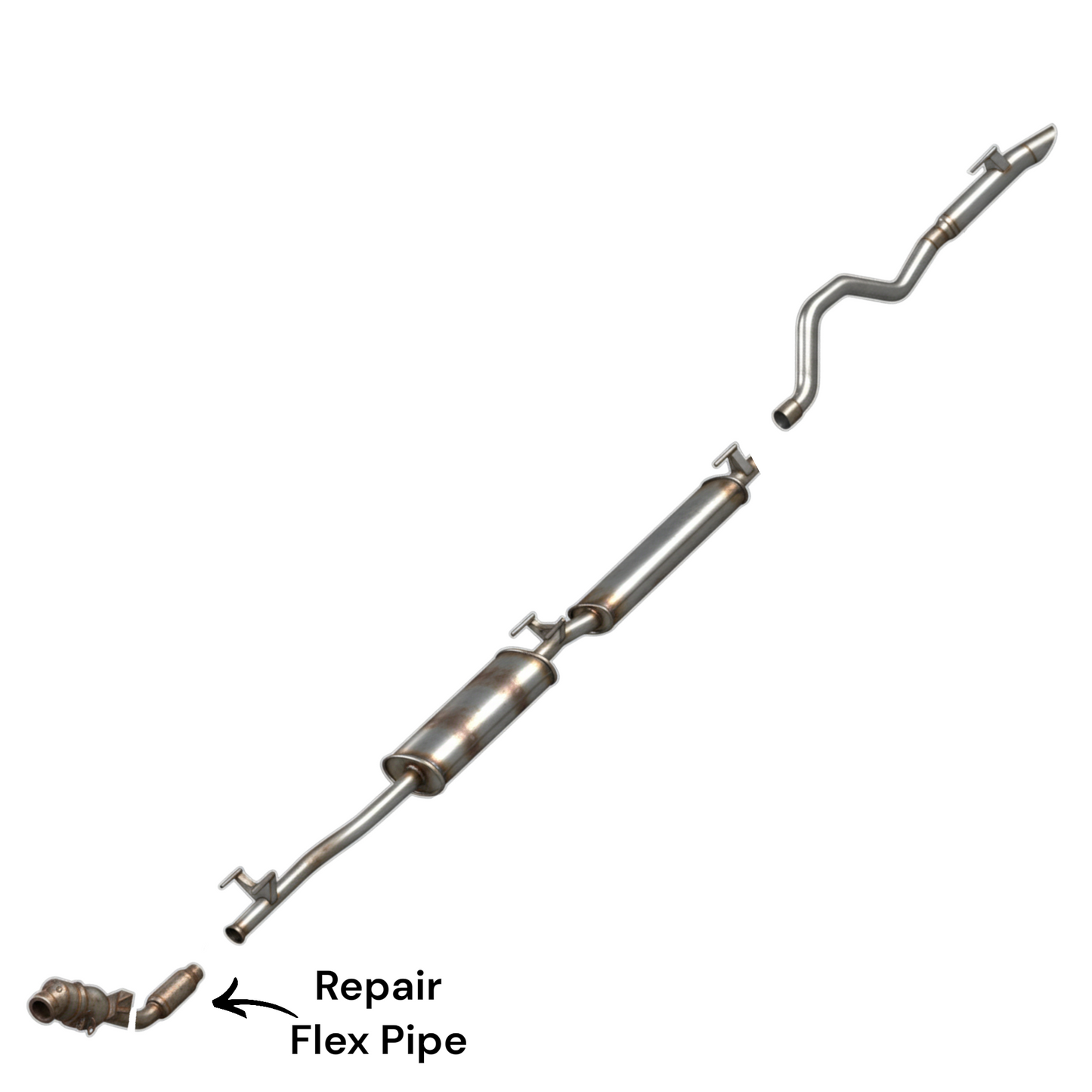 Mercedes-Benz Sprinter 2500 2.0L (2019-2023) (Base) (Gas) Repair Flex Pipe