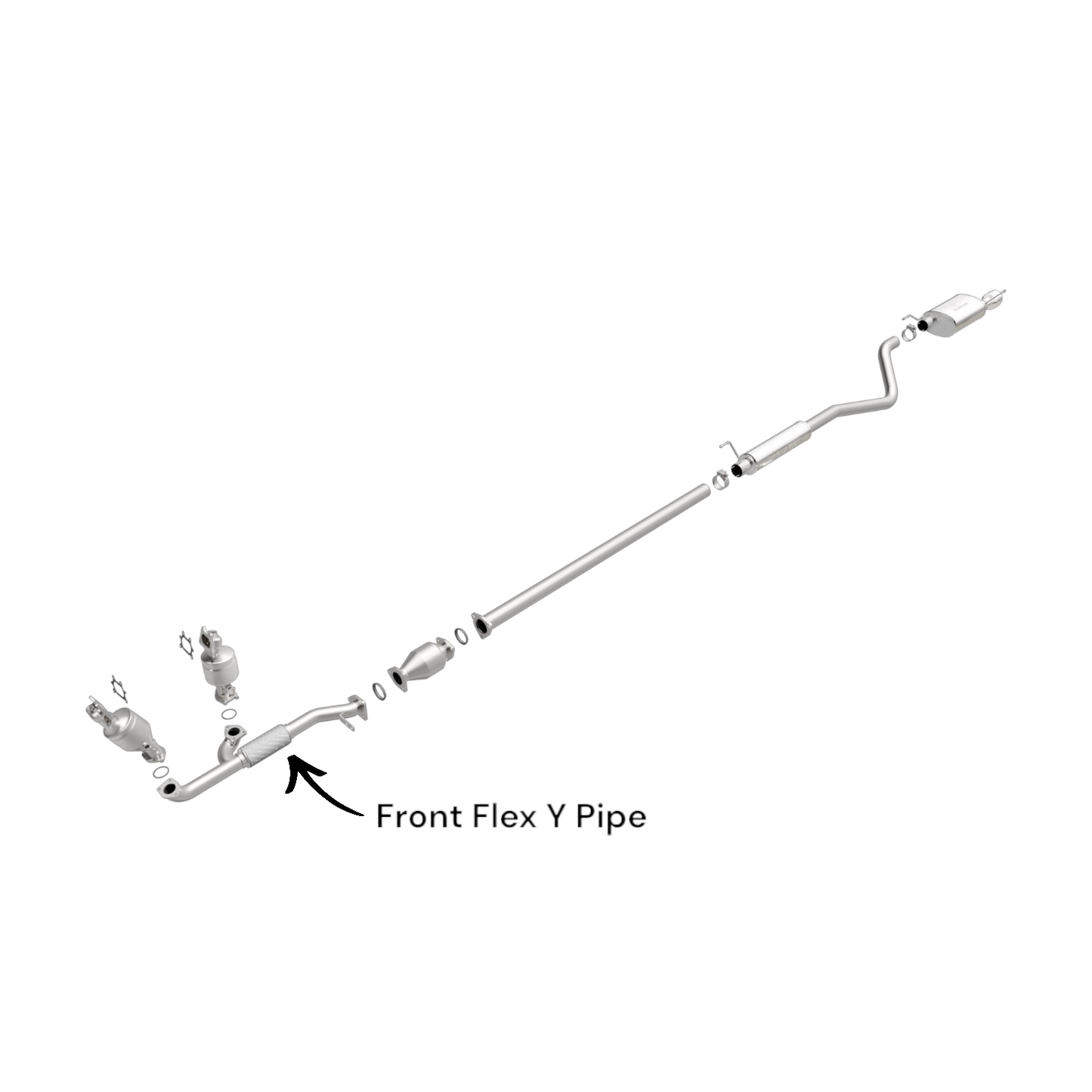 Honda Ridgeline 3.5L (2009-2011) V6 Front Flex Y Pipe