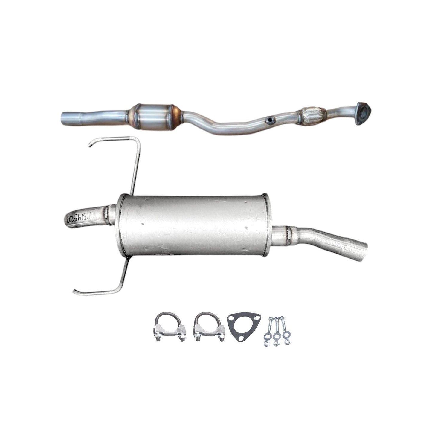 Saturn Astra 1.8L 2-Door Coupe XR 2008-2009 Resonator Flex pipe and Muffler