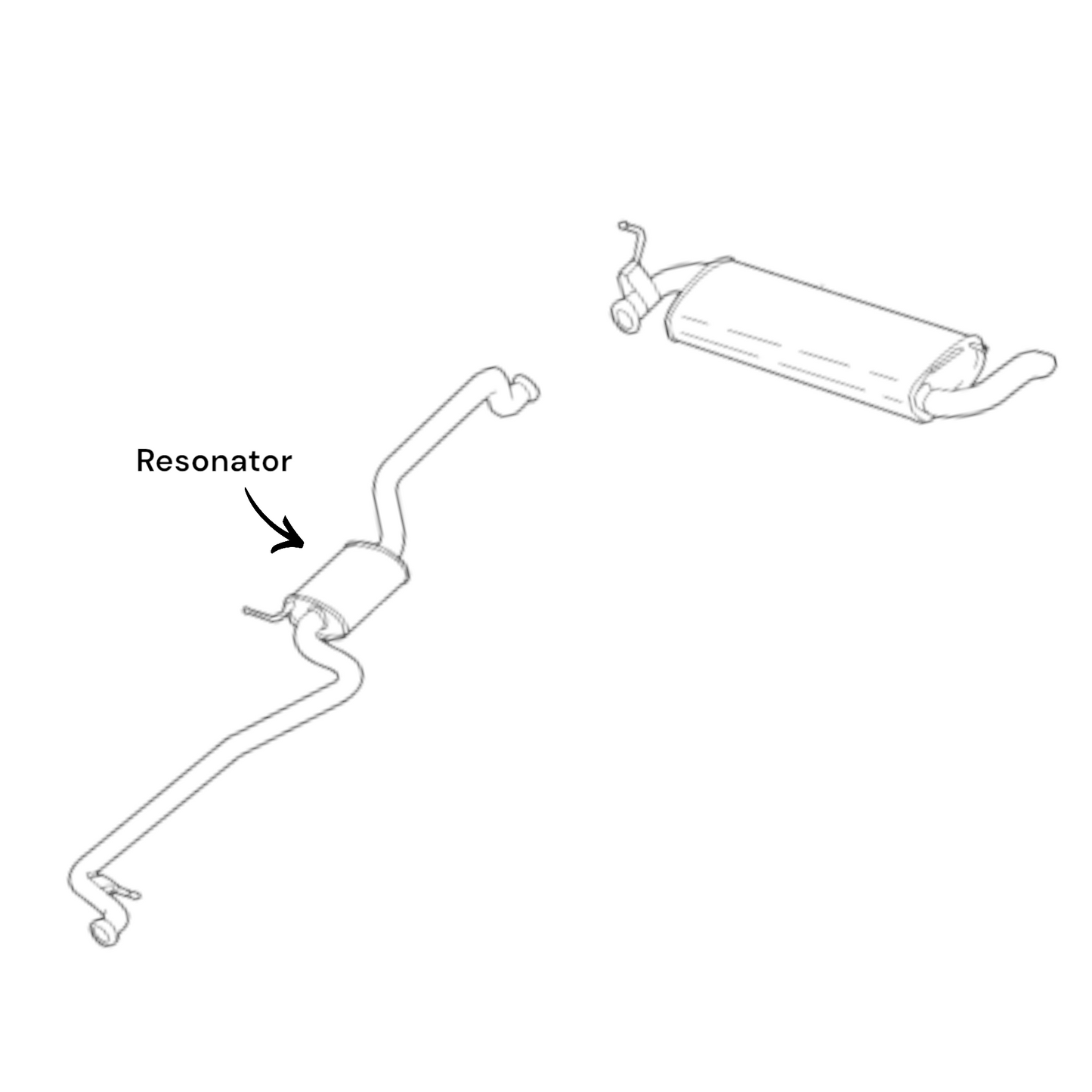 Ford Ecosport 2.0L (2018-2022) AWD Resonator