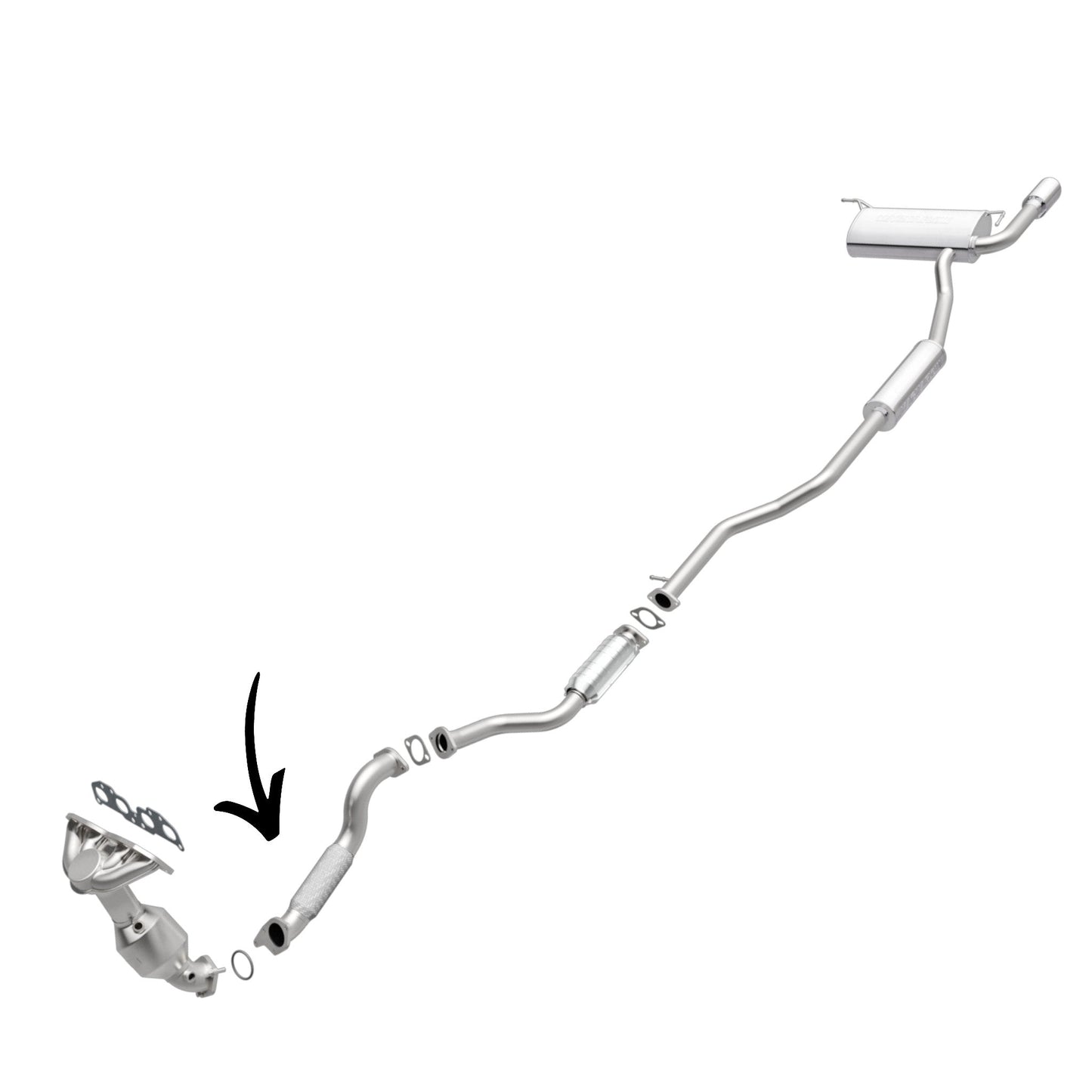 Nissan Rogue Select 2.5L (2014-2015) FWD Flex Pipe