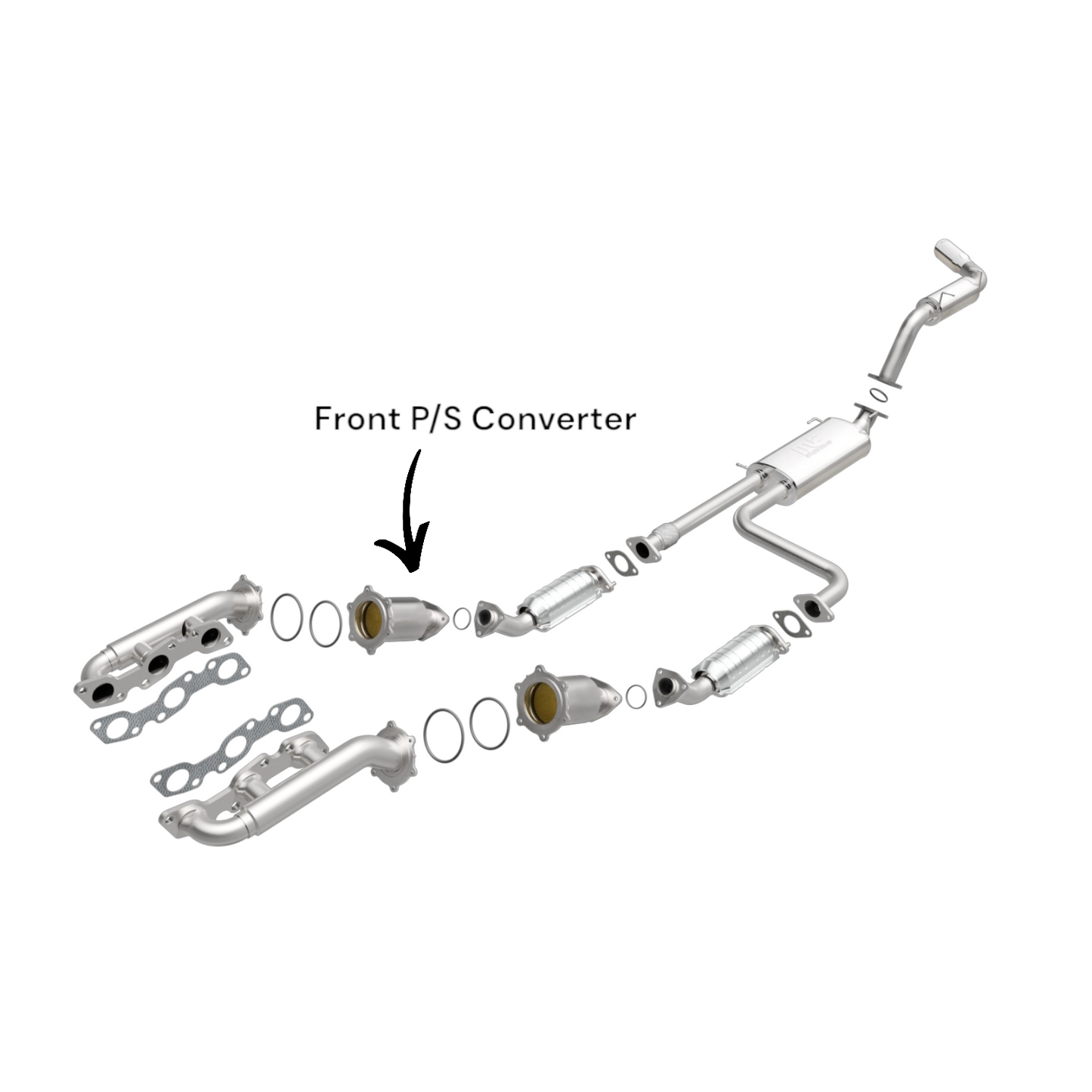 INFINITI QX4 3.3L(1997-2000) /3.5L(2001-2003) Passenger Side Catalytic Converter (Copy)