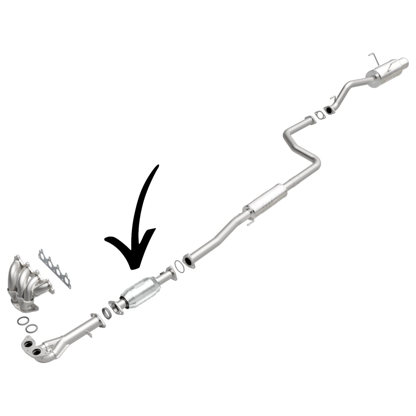 Honda CR-V 2.0L (1997-2001) V4 Catalytic Converter