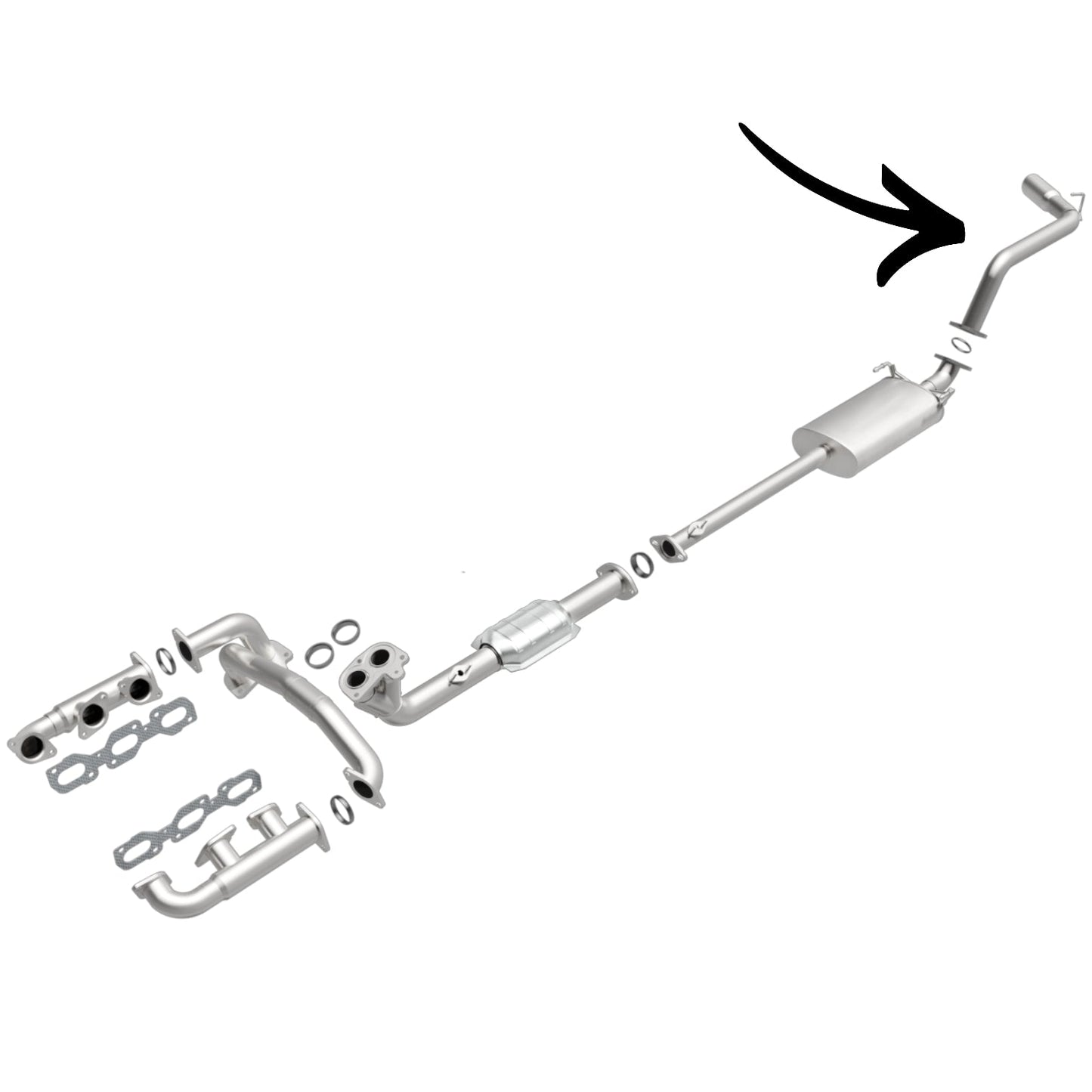 Toyota 4Runner 2.7L (1996-2000) Tail Pipe