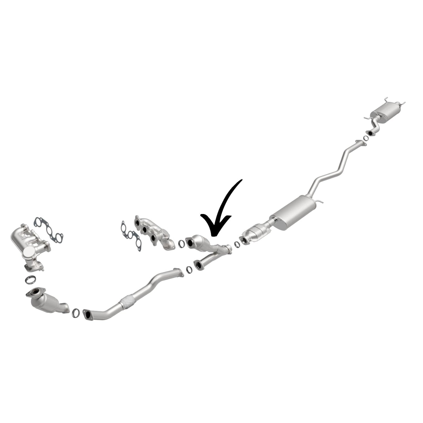Lexus RX300 3.0L (1999-2003) Catalytic Converter with Y-Pipe