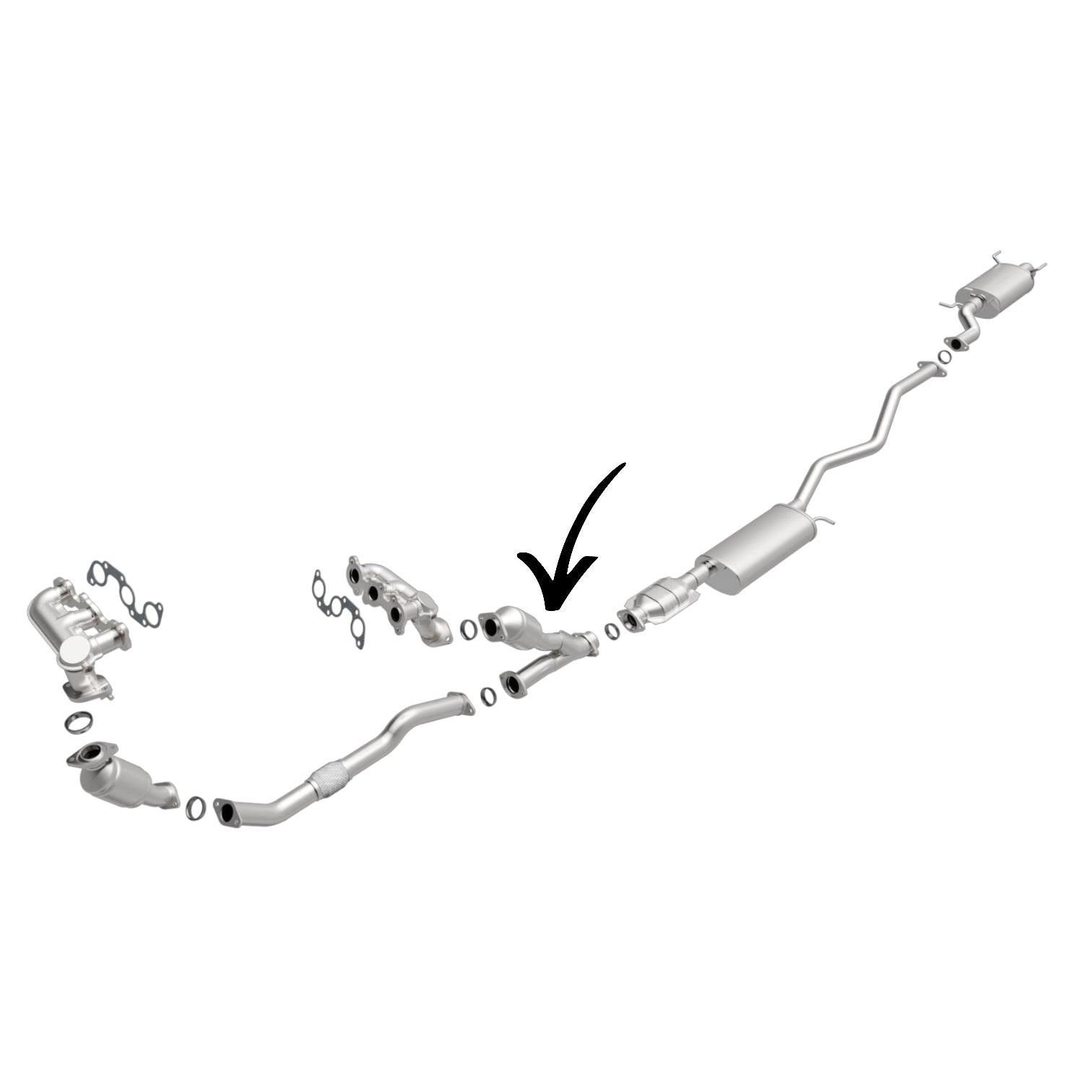 Lexus RX300 3.0L (1999-2003) Catalytic Converter with Y-Pipe
