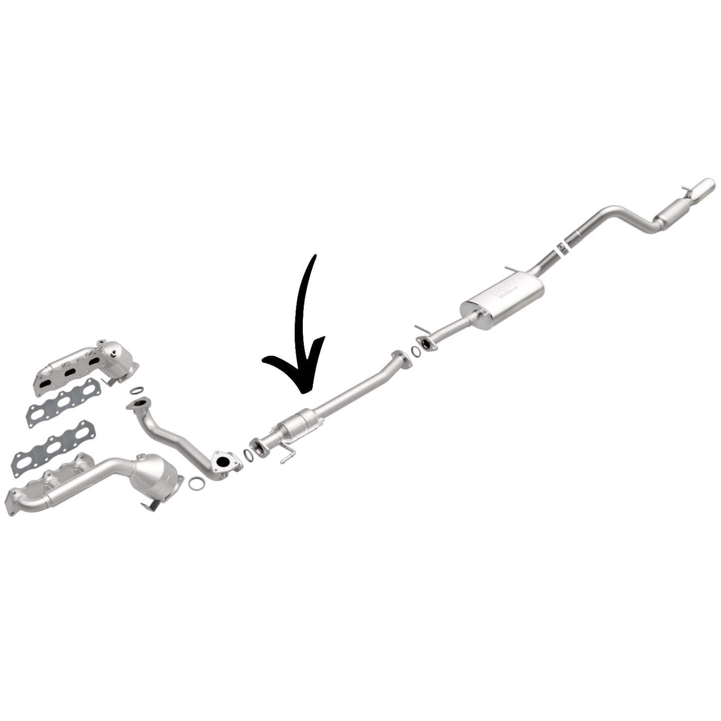 Chevrolet Tracker 1.6L/2.0L/2.5L (1999-2004) Catalytic Converter