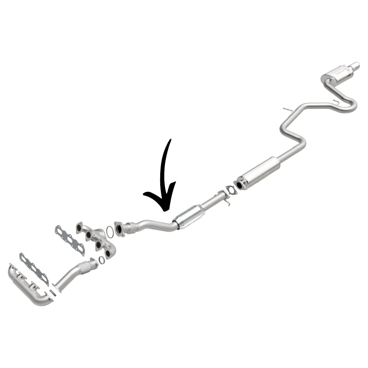 Pontiac Grand Prix 3.1L 1997-2003 Catalytic Converter With Flex