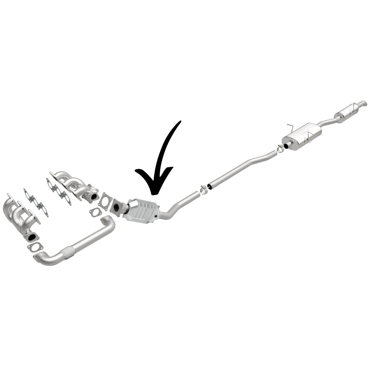 Chrysler Town and country 3.8L (2001-2007) Catalytic Converter with Flex