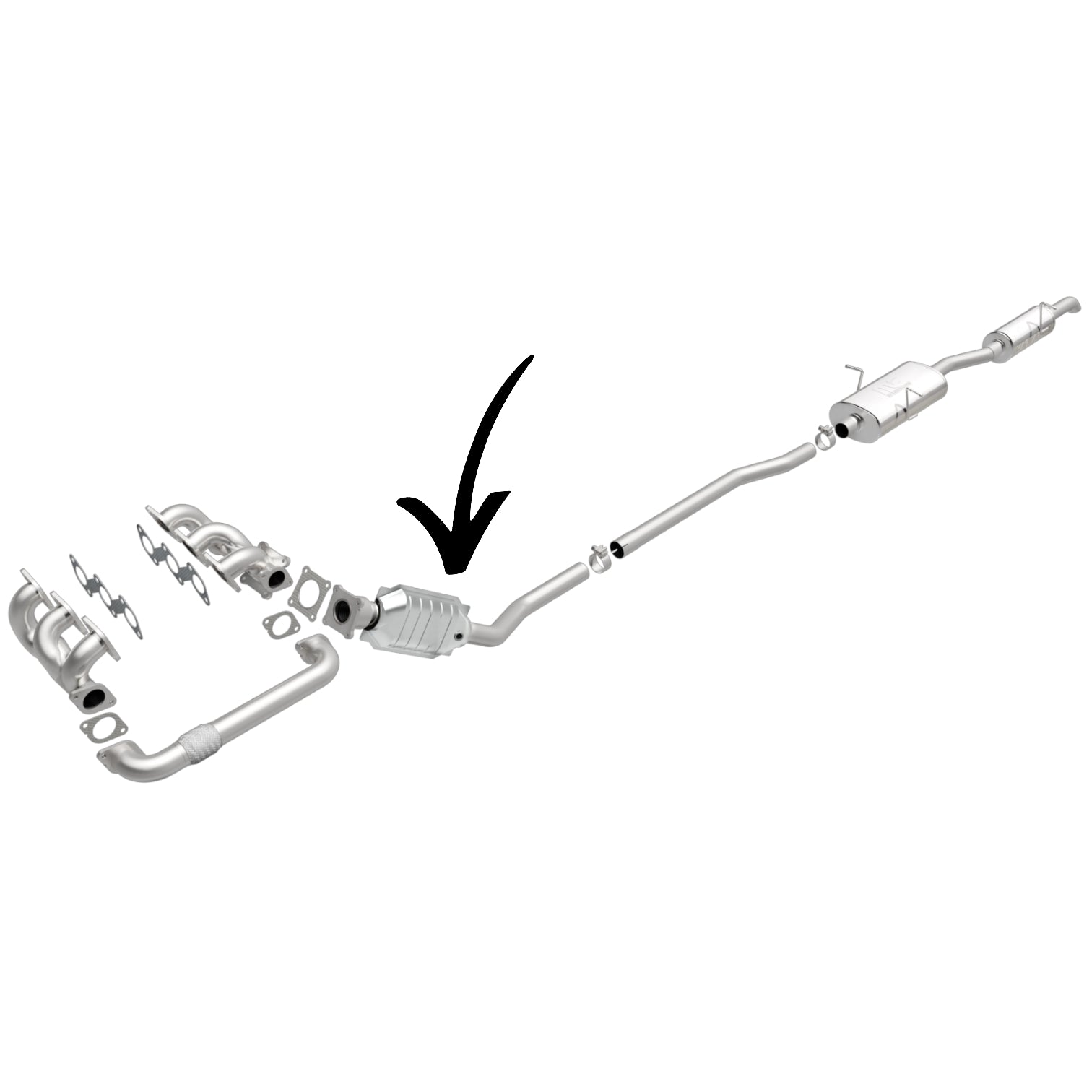 Chrysler Town and country 3.8L (2001-2007) Catalytic Converter with Flex