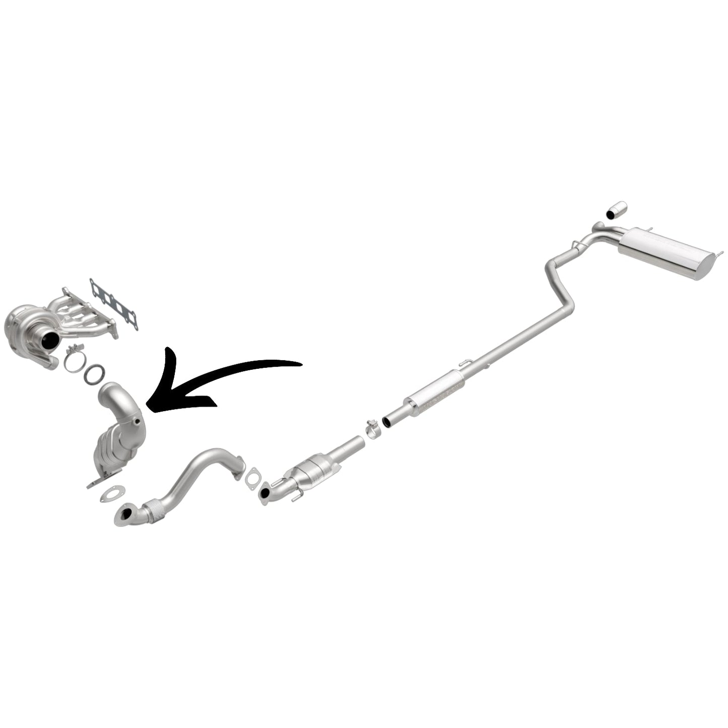 Convertisseur catalytique avant pour Buick Encore 1.4L (2013-2018)