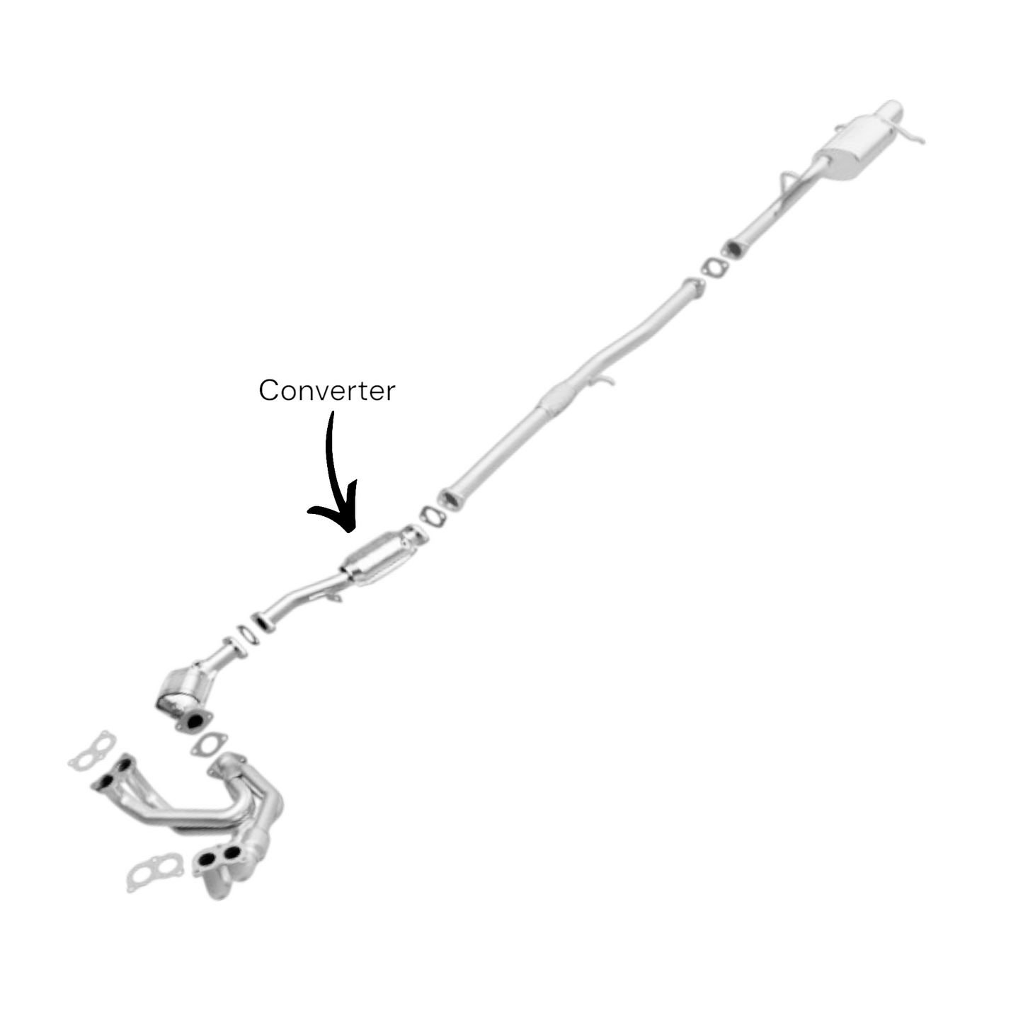 Subaru Impreza 1995-2001 2.2L Catalytic Converter