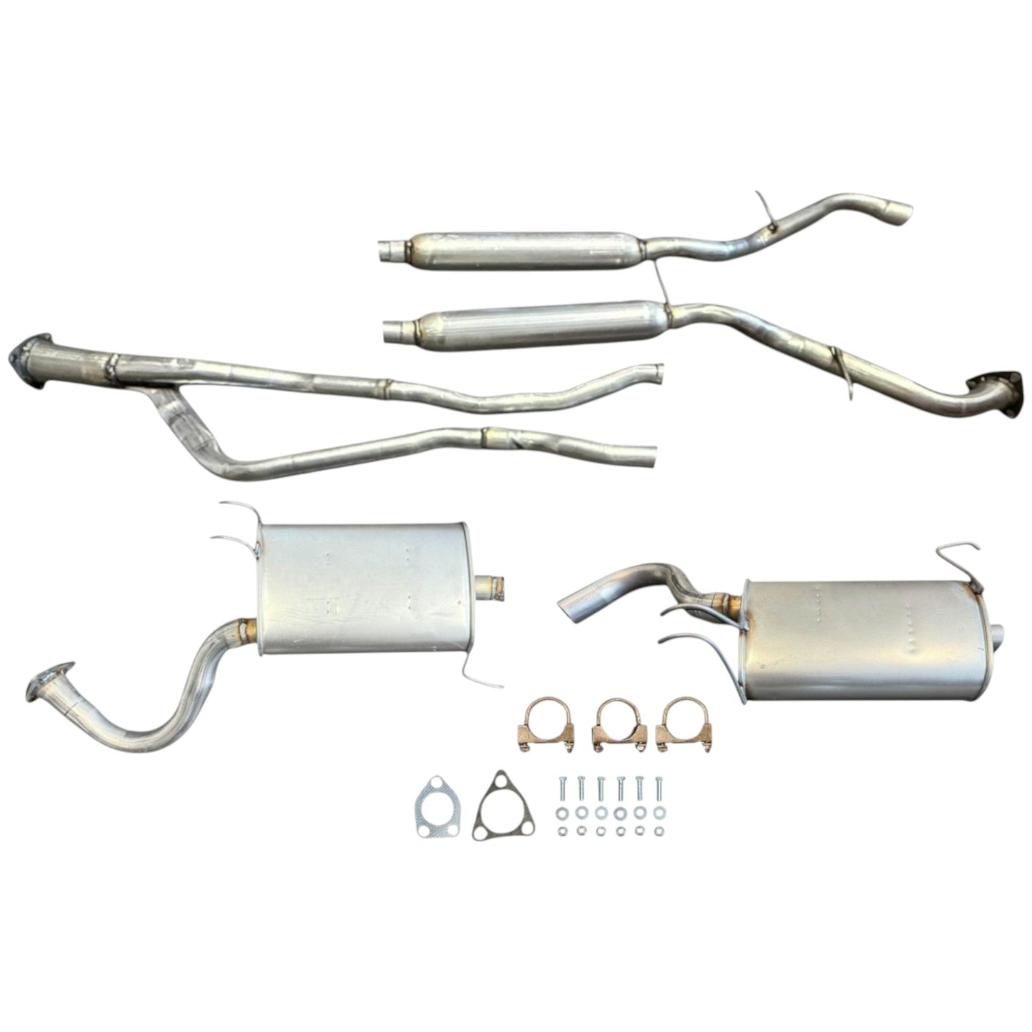 Acura TL SH-AWD 3.2L 2012-2014 Resonator and mufflers set