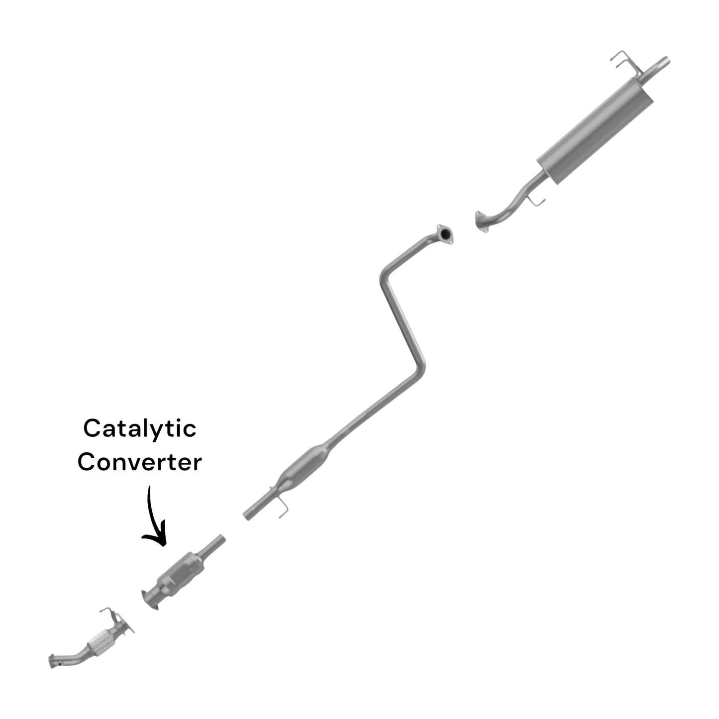 Hyundai Elantra 2.0L (2017-2020) (ULEV) Catalytic Converter