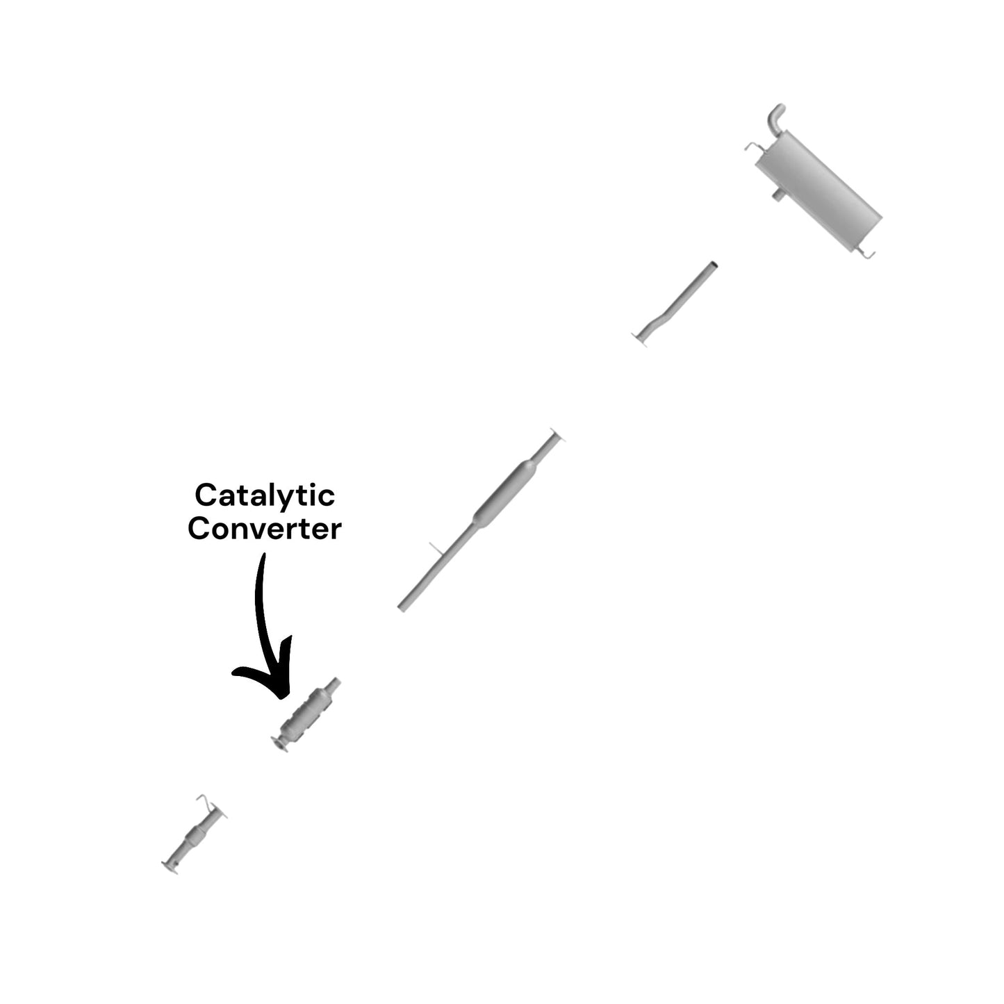 Hyundai Tucson 2.4L (2014, 2015) (ULEV & SULEV) Catalytic Converter